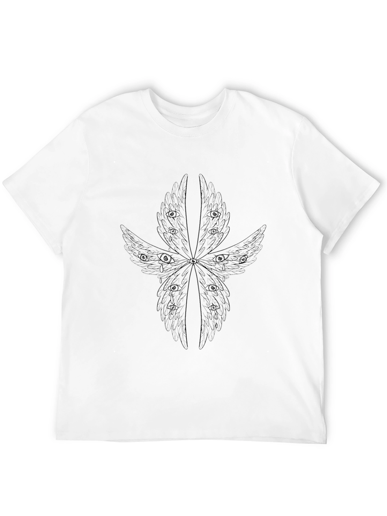 Eye Wing Graphic T-Shirt - Black