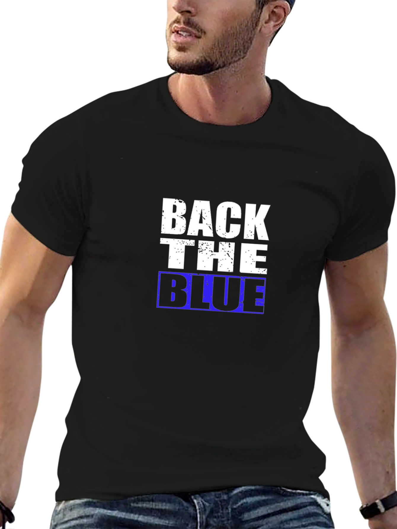 Back The Blue Graphic T-Shirt