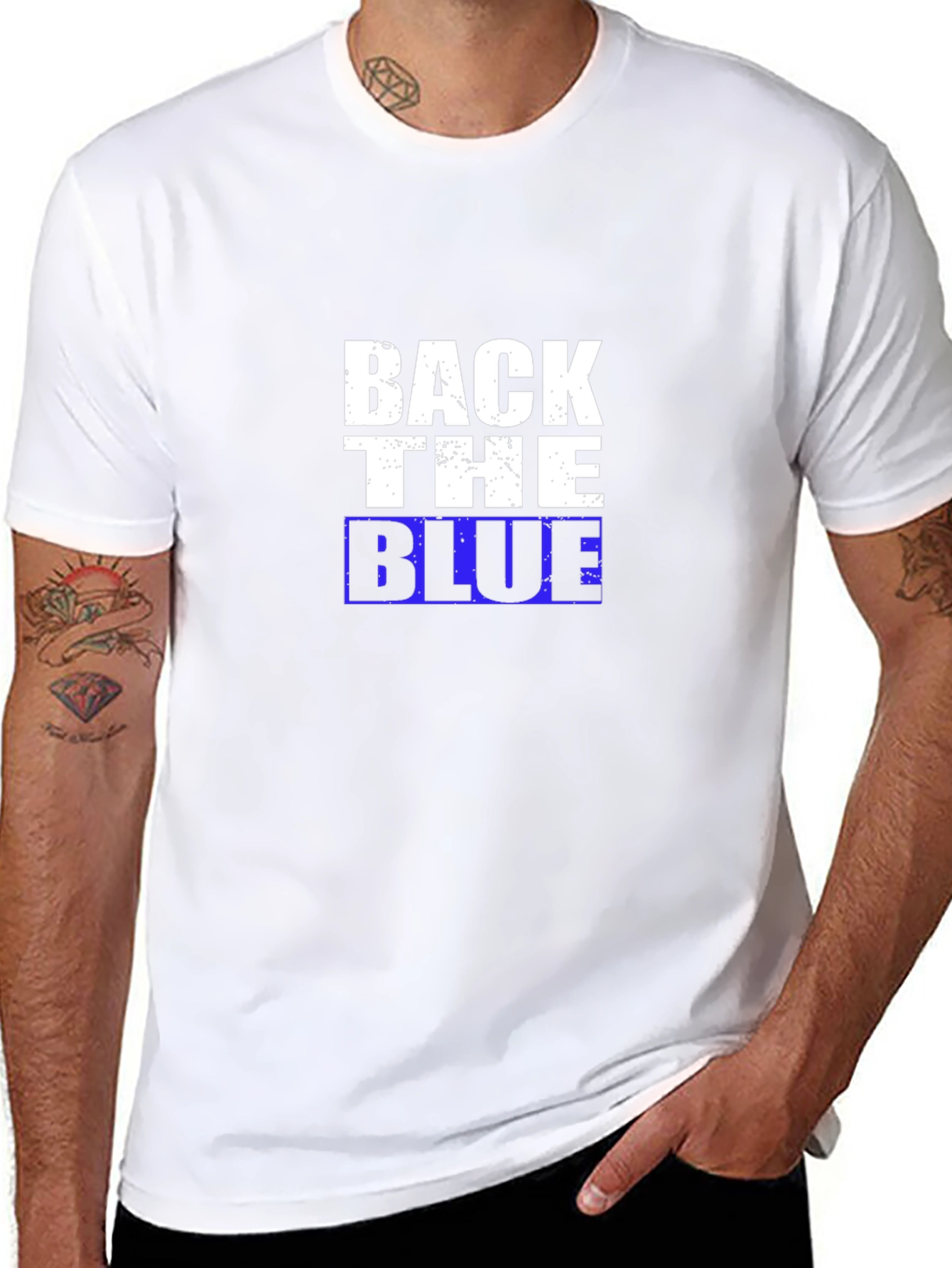 Back The Blue Graphic T-Shirt