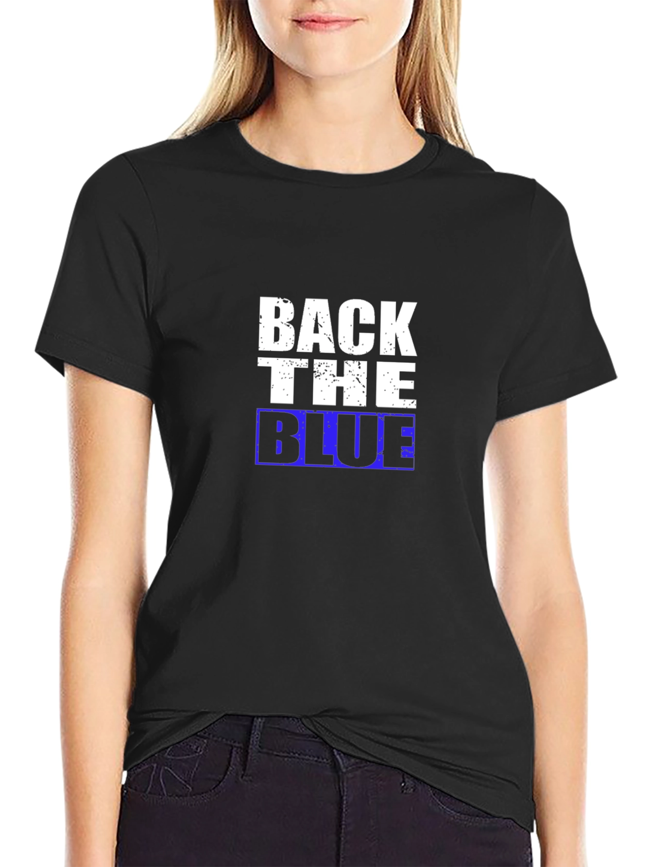 Back The Blue Graphic T-Shirt