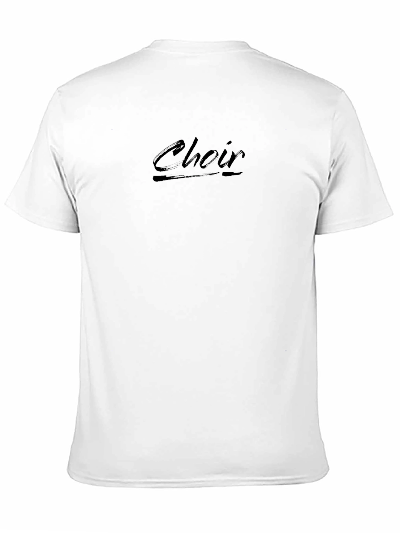 Choir Script Black T-Shirt