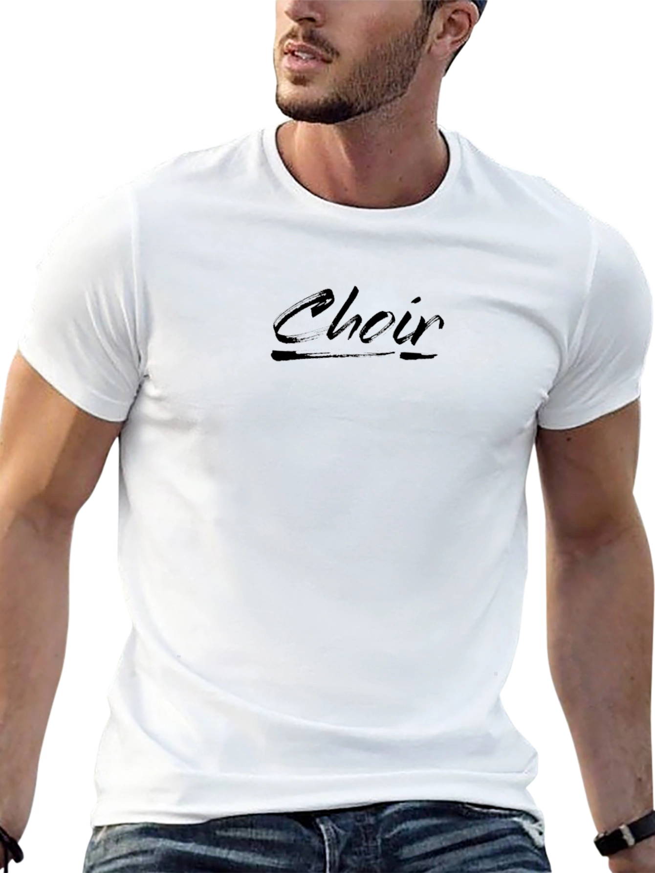 Choir Script Black T-Shirt