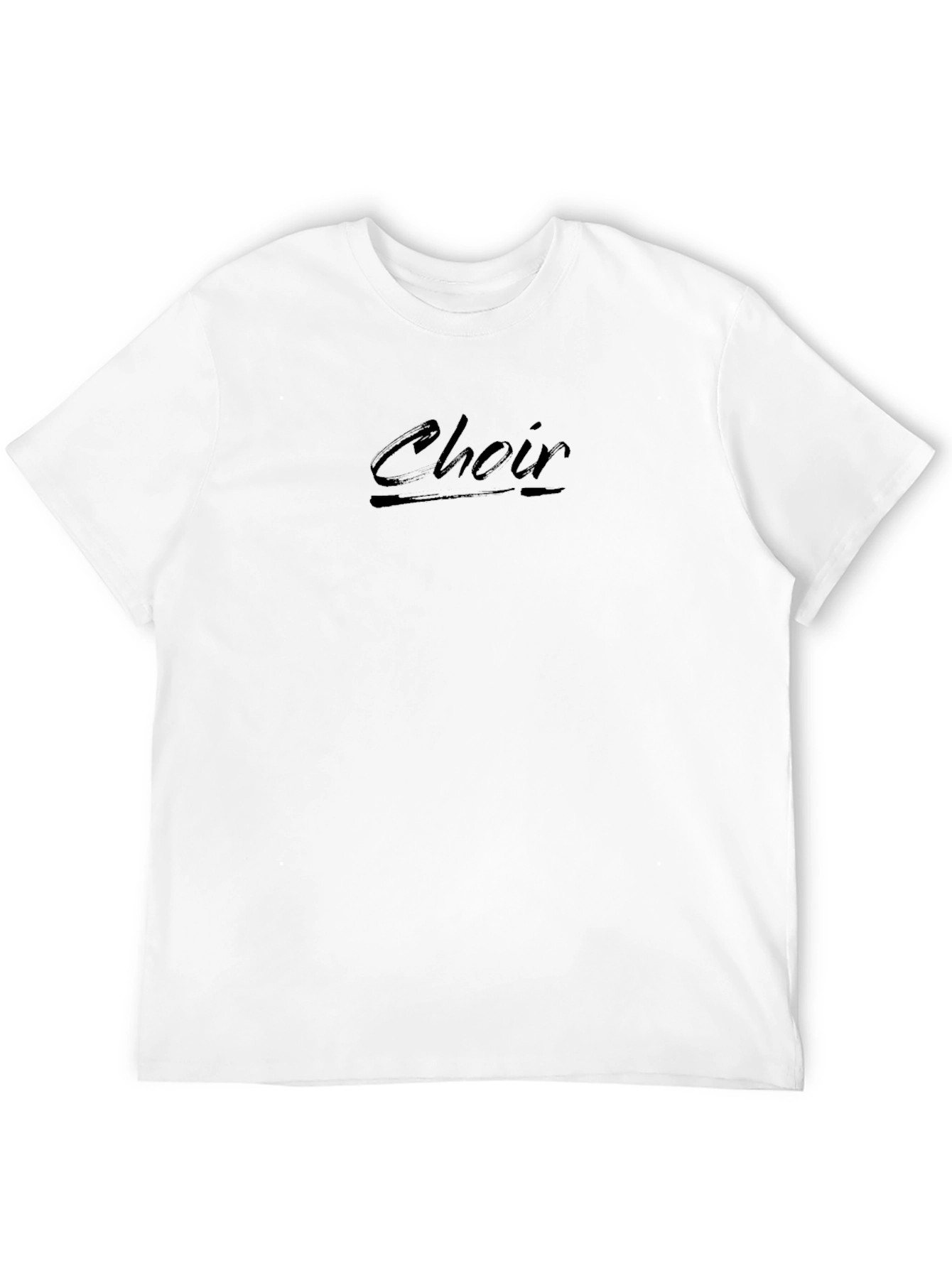 Choir Script Black T-Shirt
