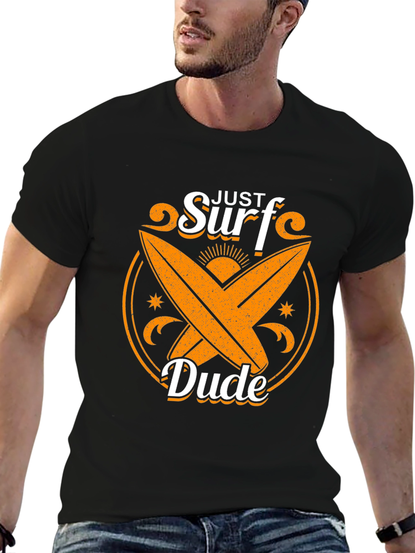 Just Surf Dude Graphic Tee