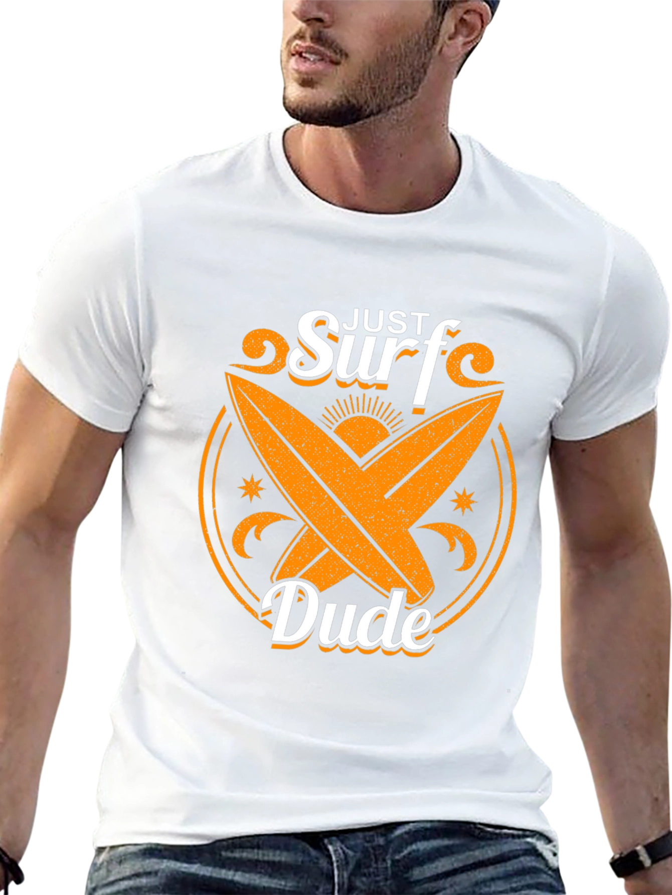 Just Surf Dude Graphic Tee
