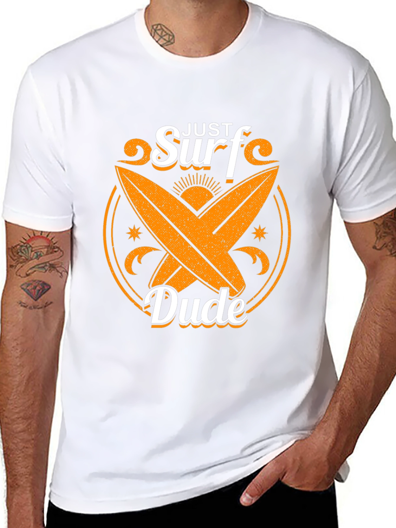 Just Surf Dude Graphic Tee