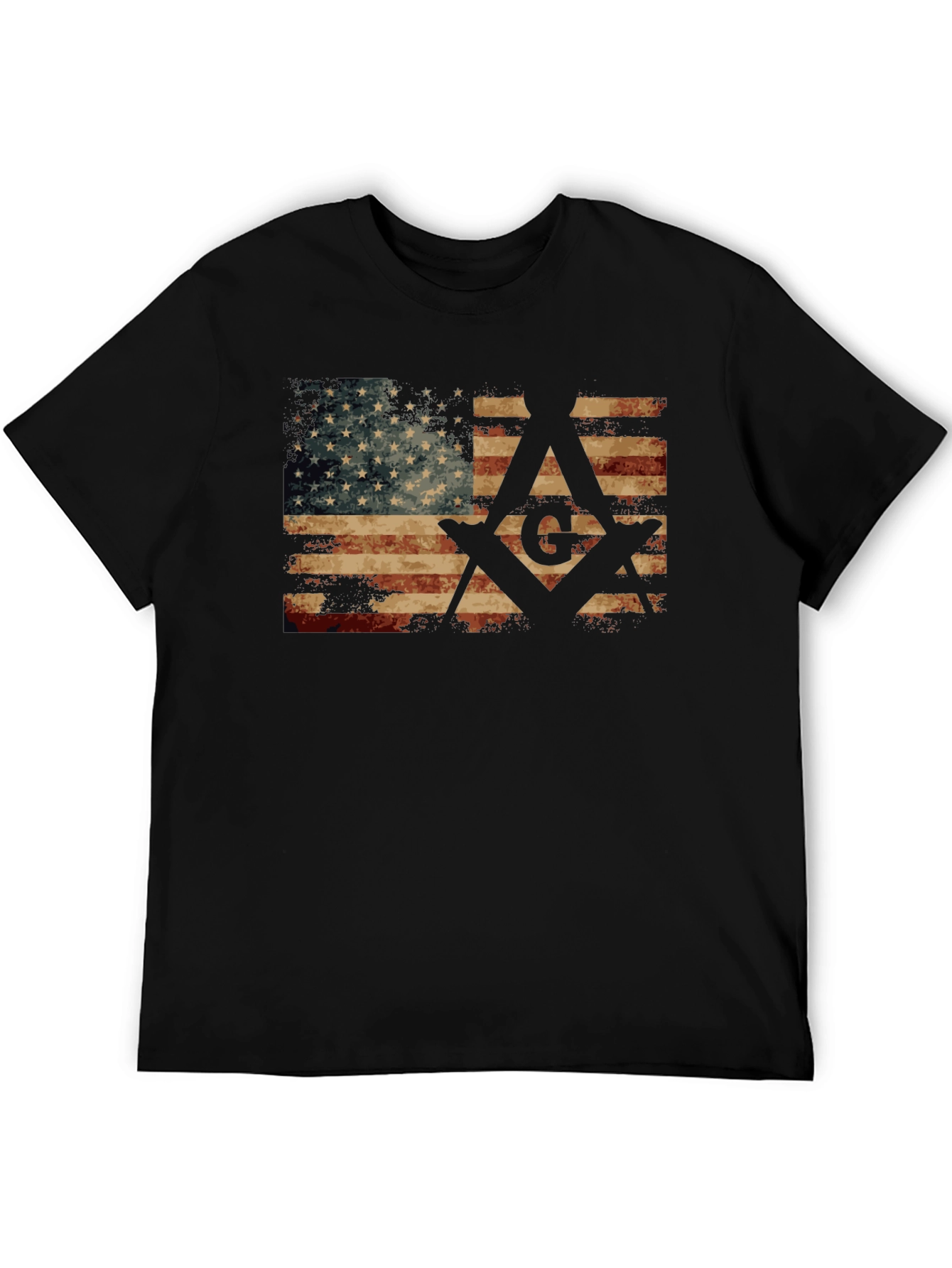 American Flag Masonic T-Shirt