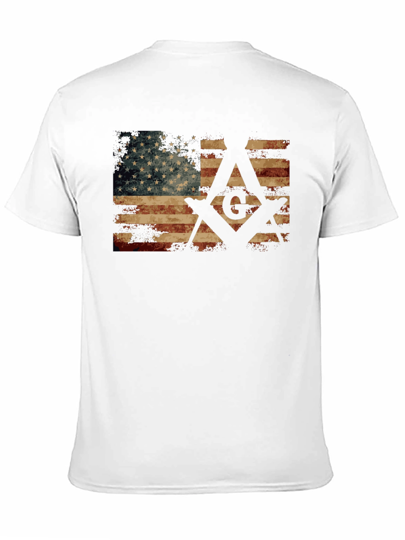 American Flag Masonic T-Shirt