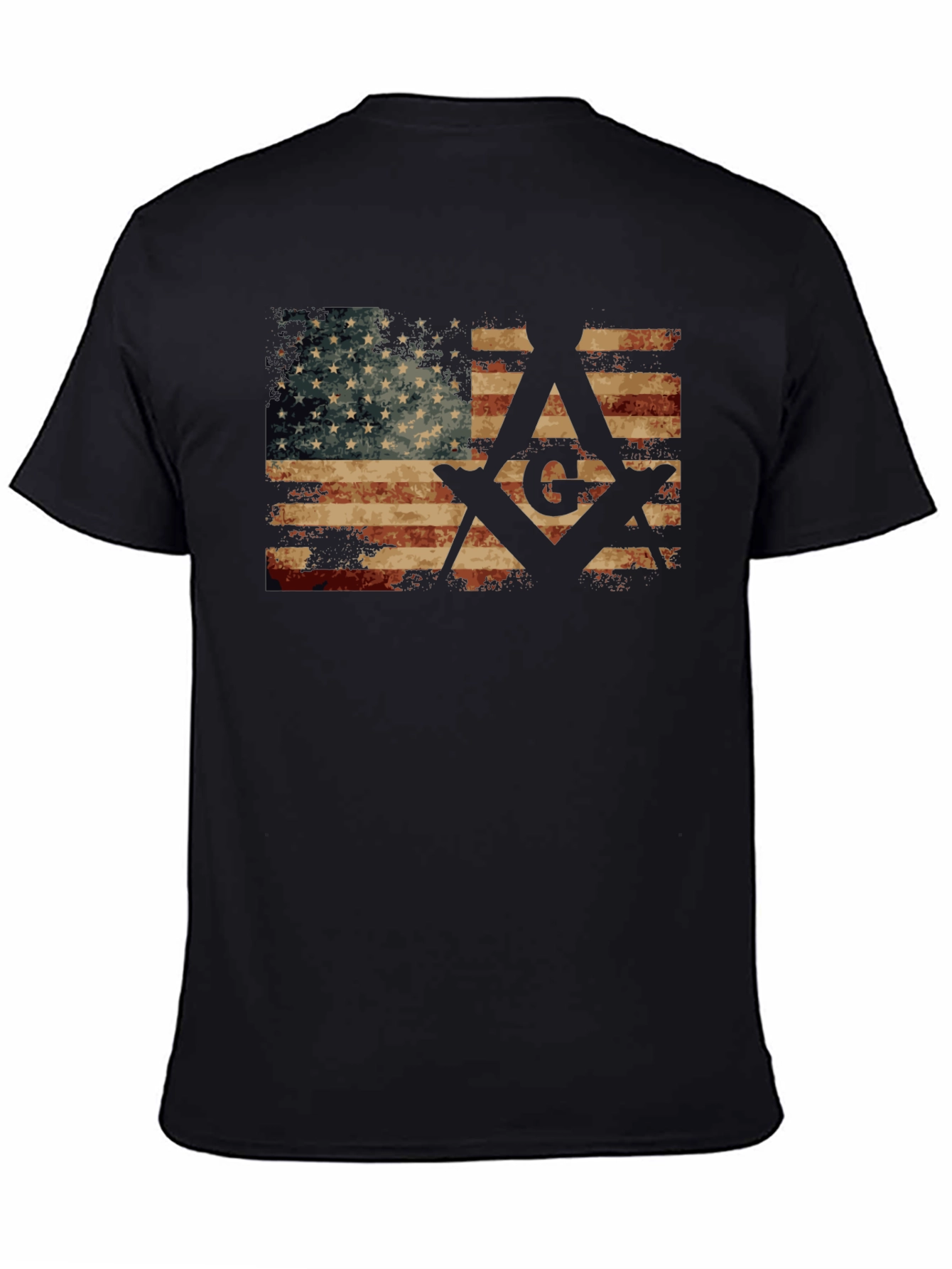 American Flag Masonic T-Shirt