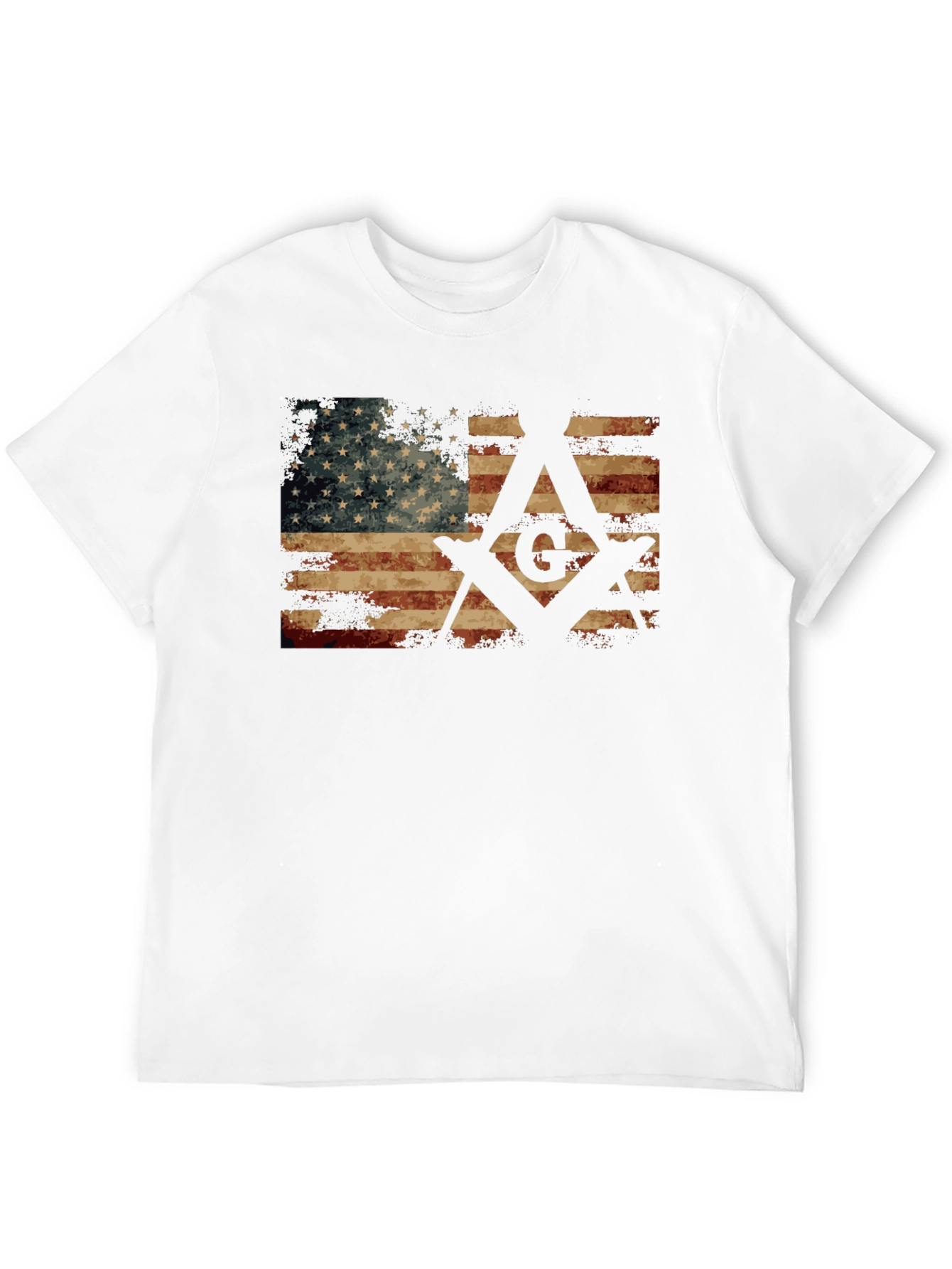 American Flag Masonic T-Shirt
