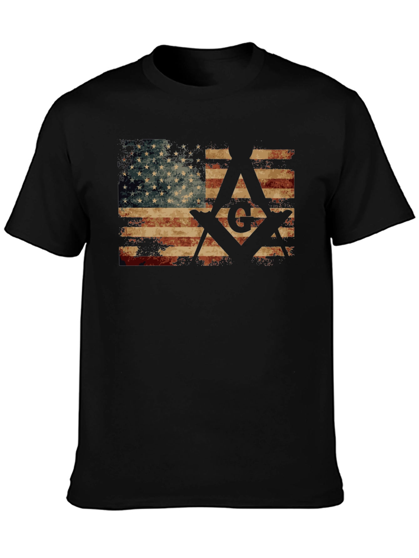 American Flag Masonic T-Shirt