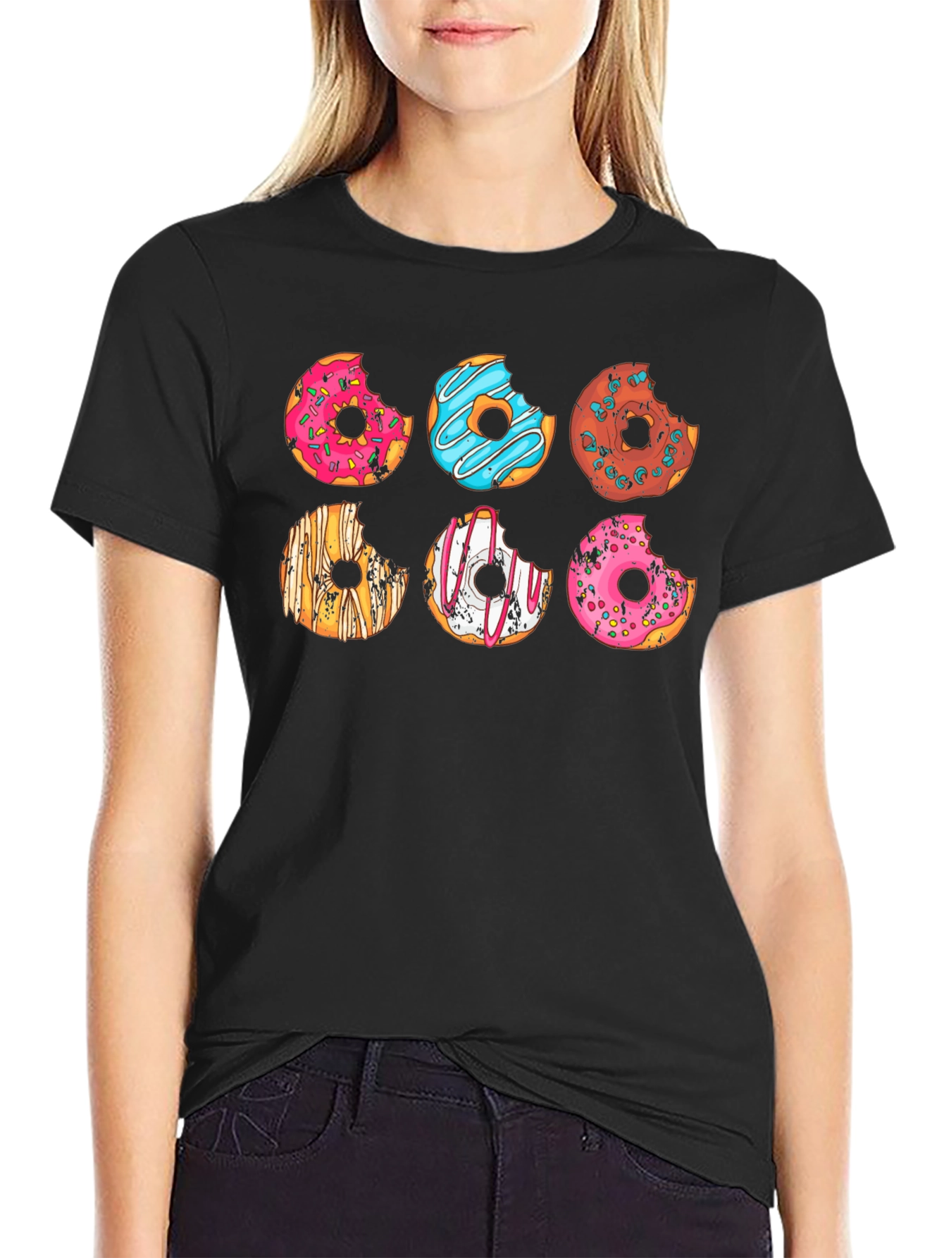 Donut Graphic Tee - Sweet Style Statement
