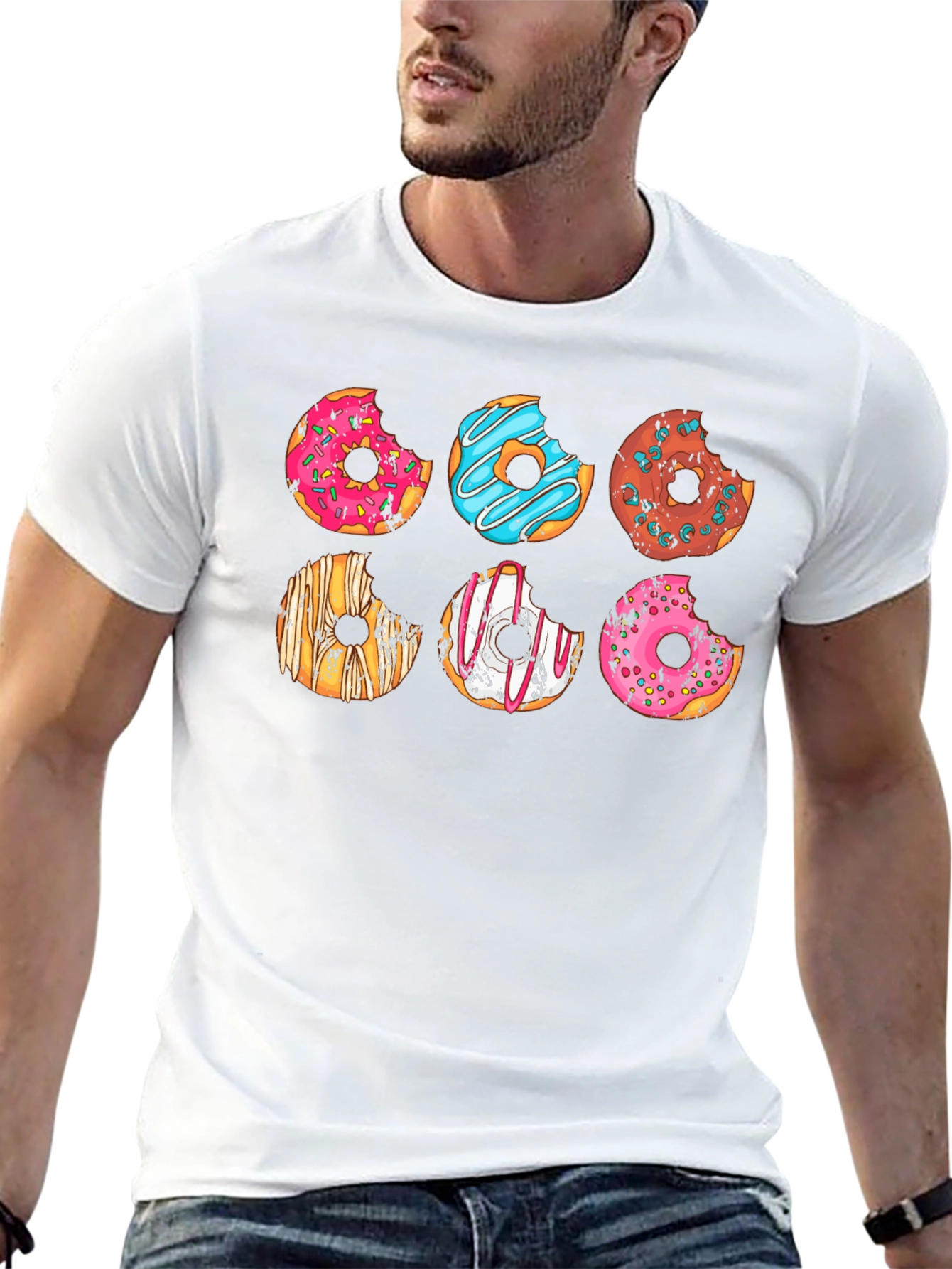 Donut Graphic Tee - Sweet Style Statement