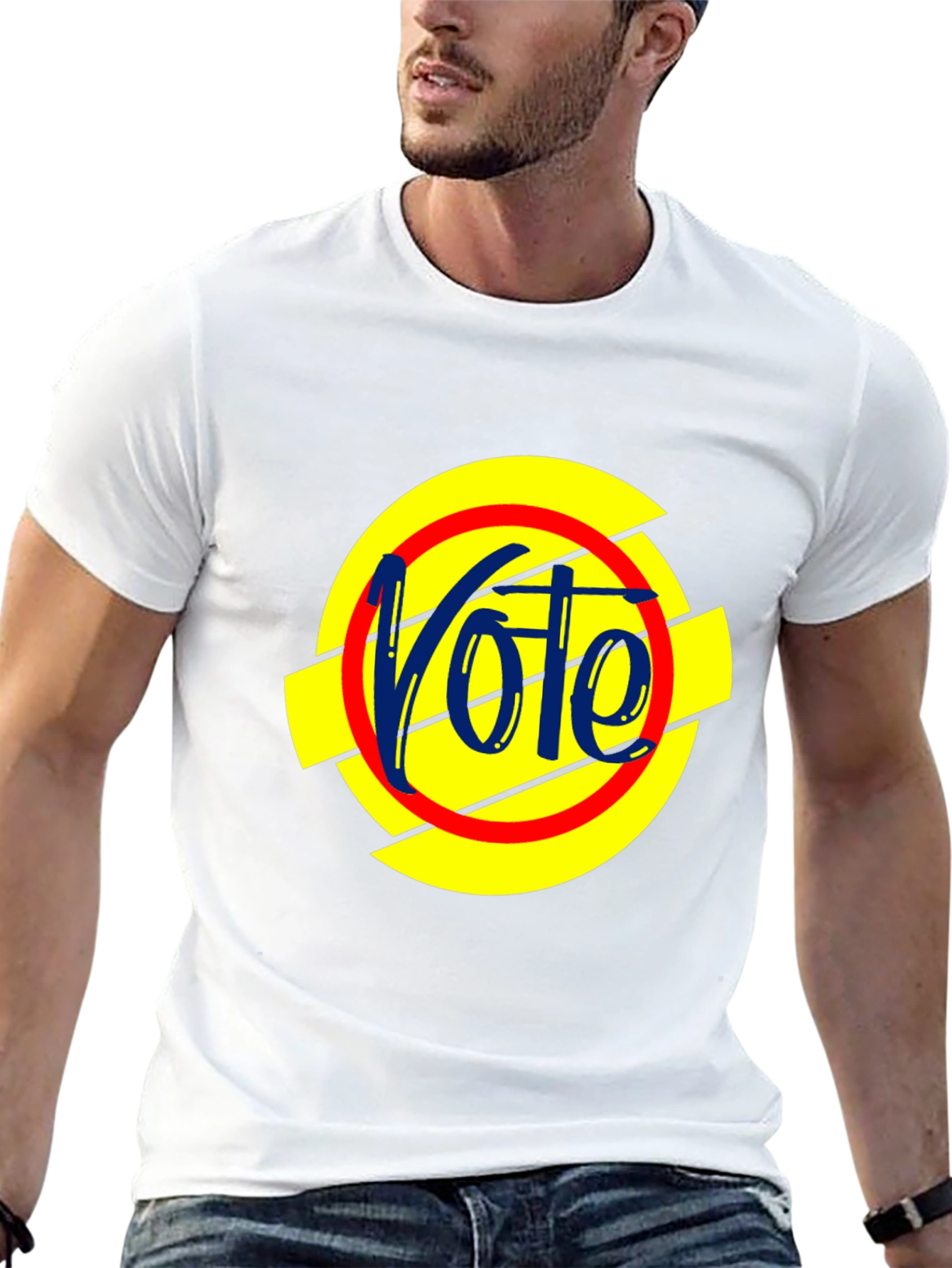 Vote Design Black T-Shirt