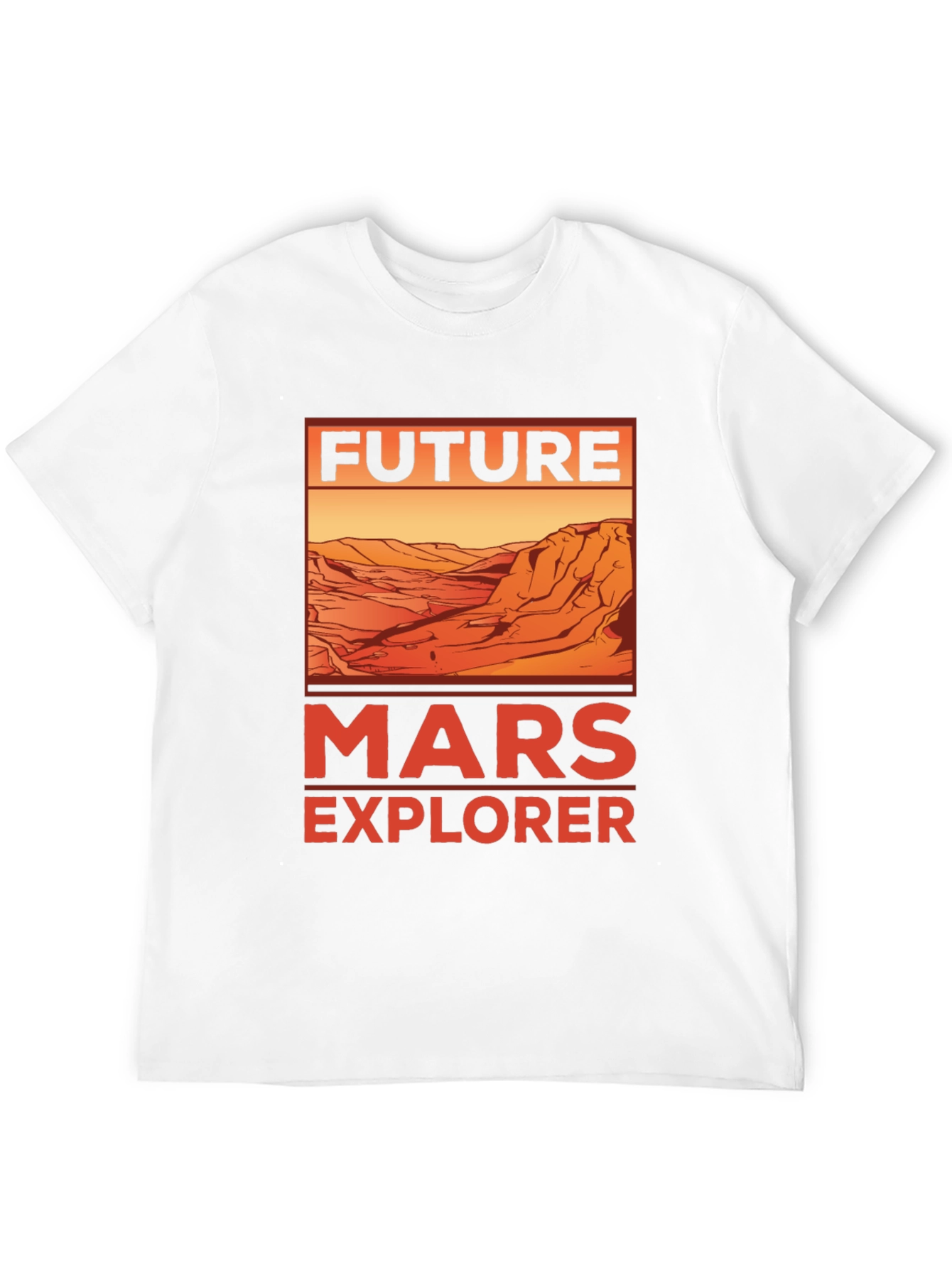 Future Mars Explorer Graphic T-Shirt