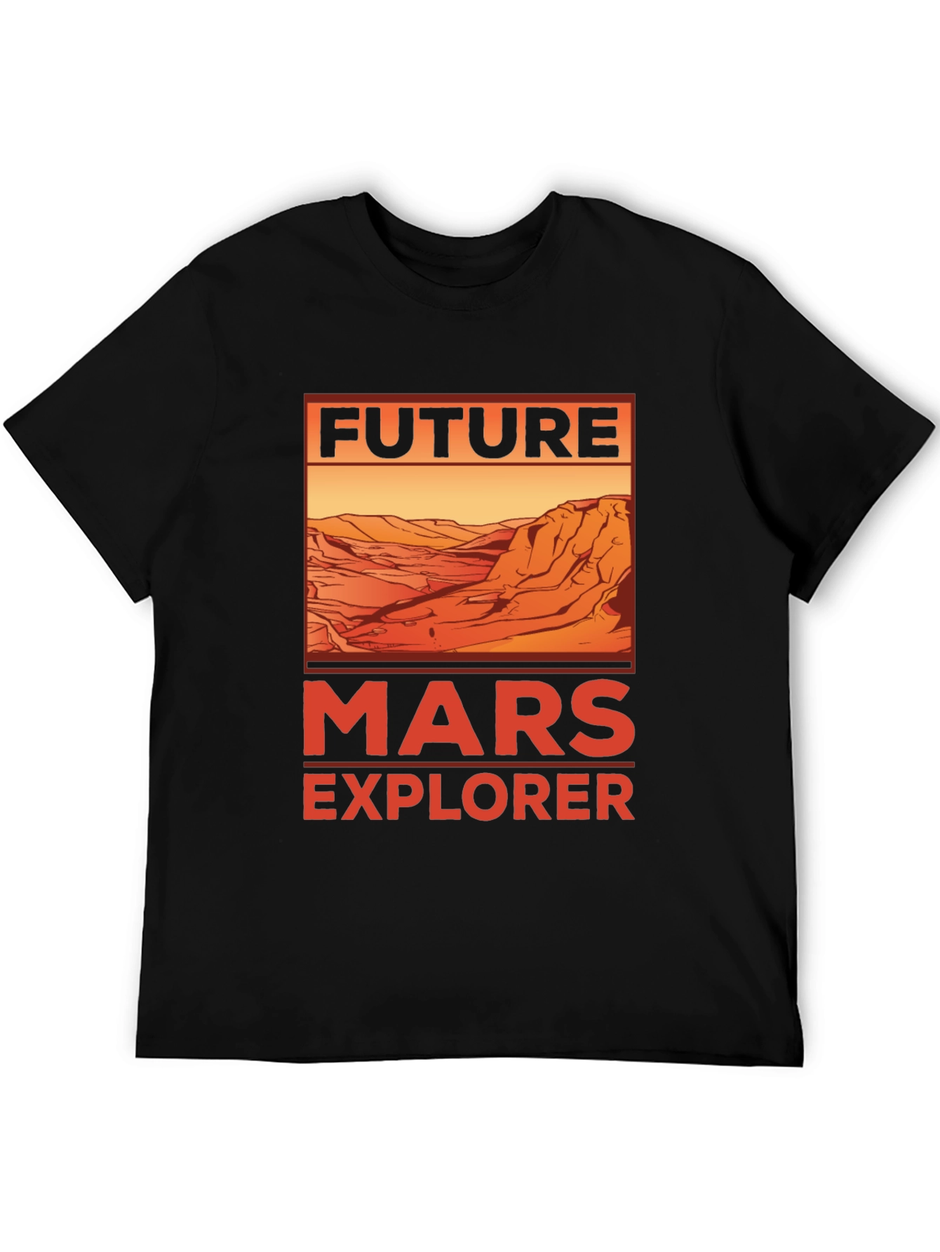 Future Mars Explorer Graphic T-Shirt