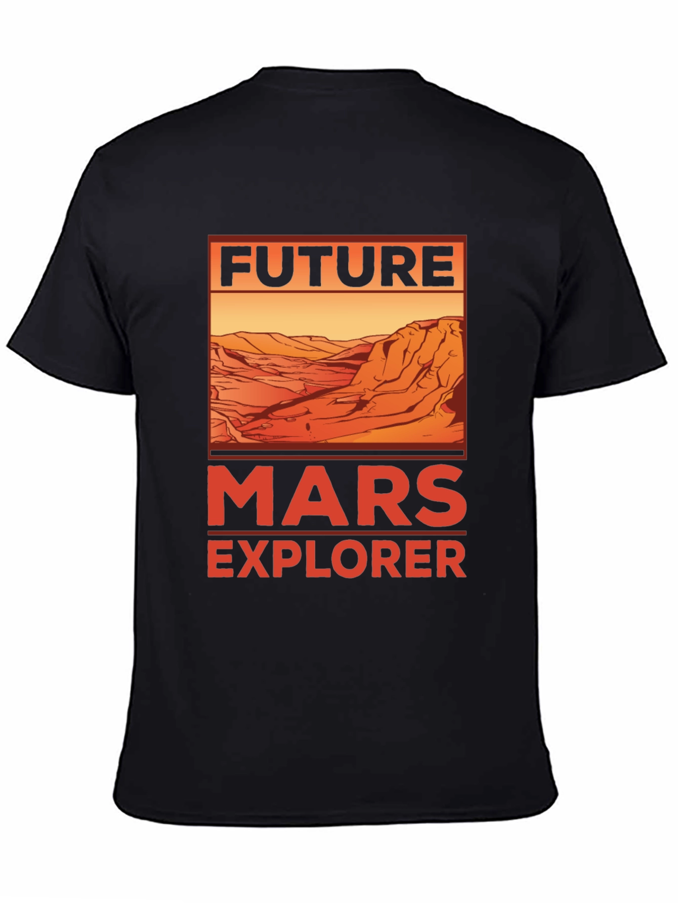 Future Mars Explorer Graphic T-Shirt
