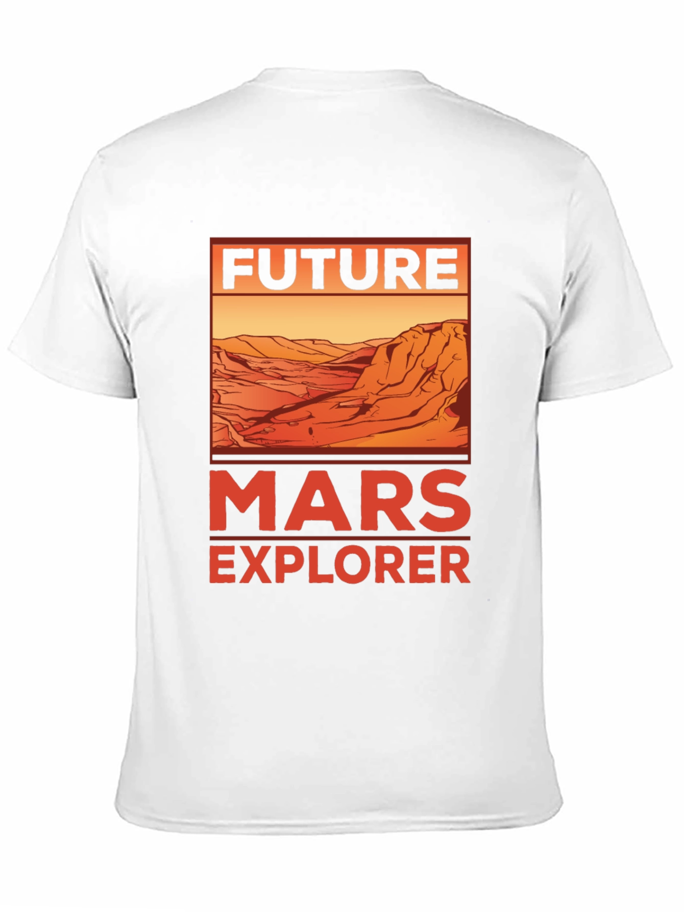 Future Mars Explorer Graphic T-Shirt