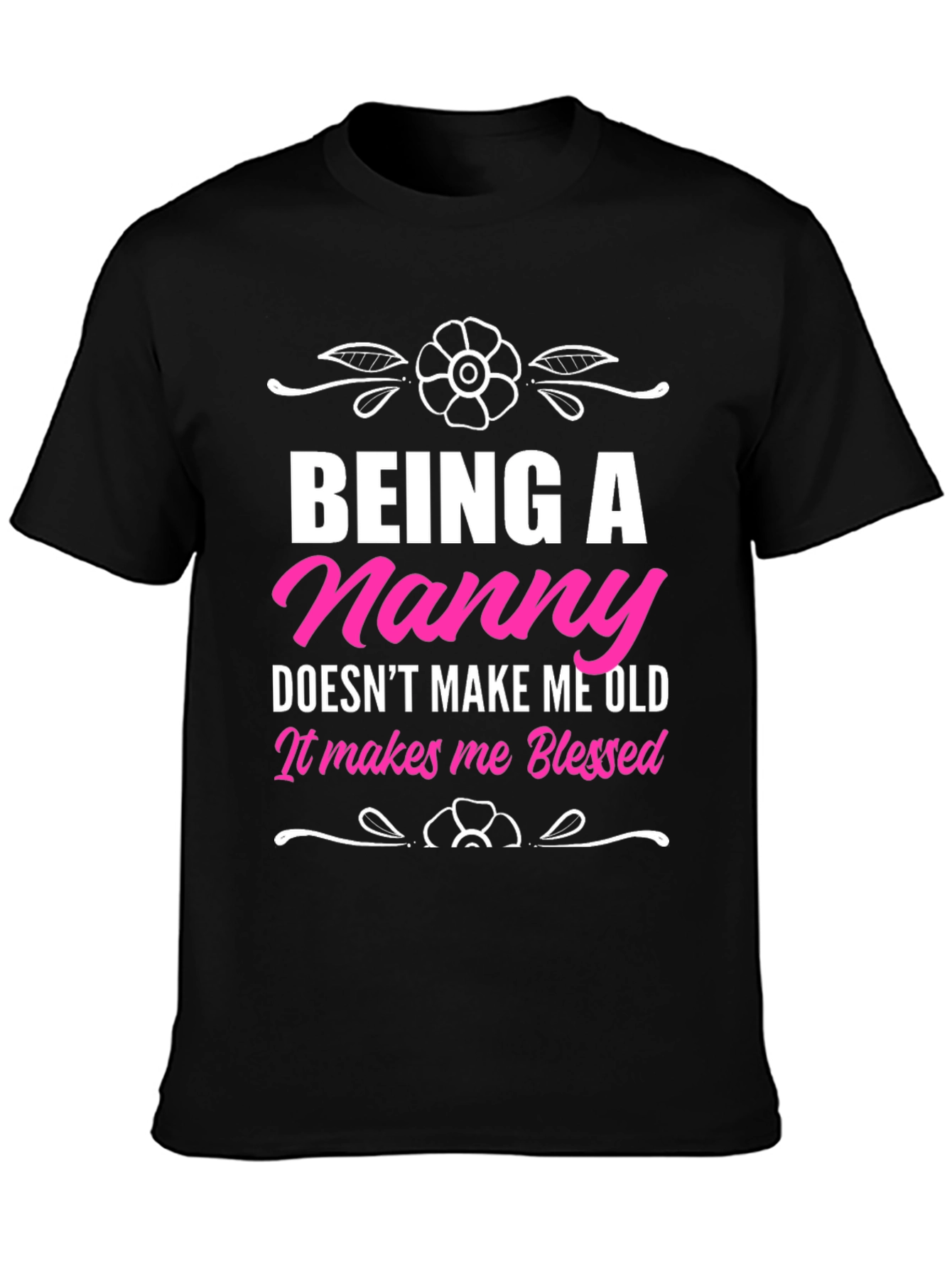 Blessed Nanny T-Shirt - Cute Womens Tee