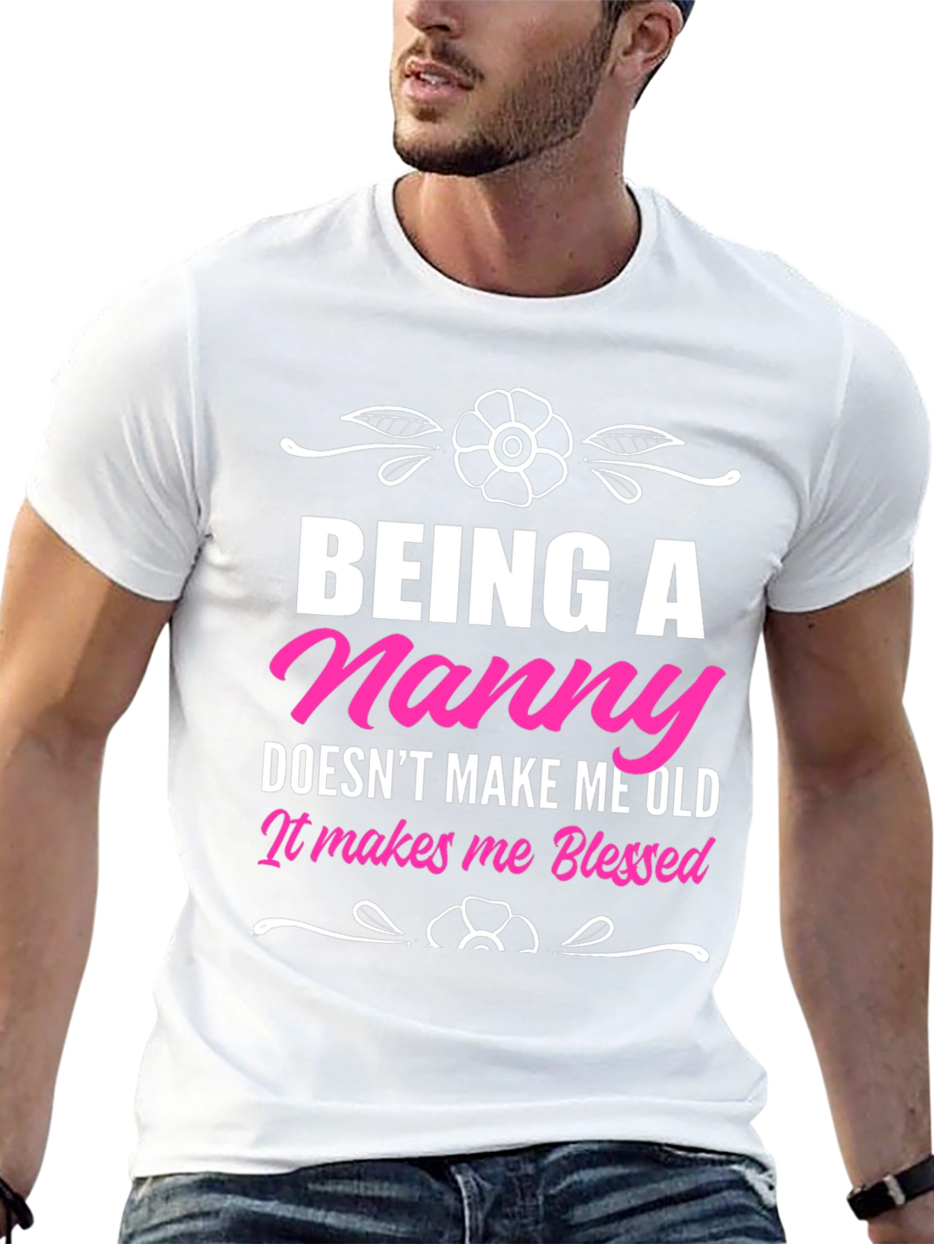 Blessed Nanny T-Shirt - Cute Womens Tee