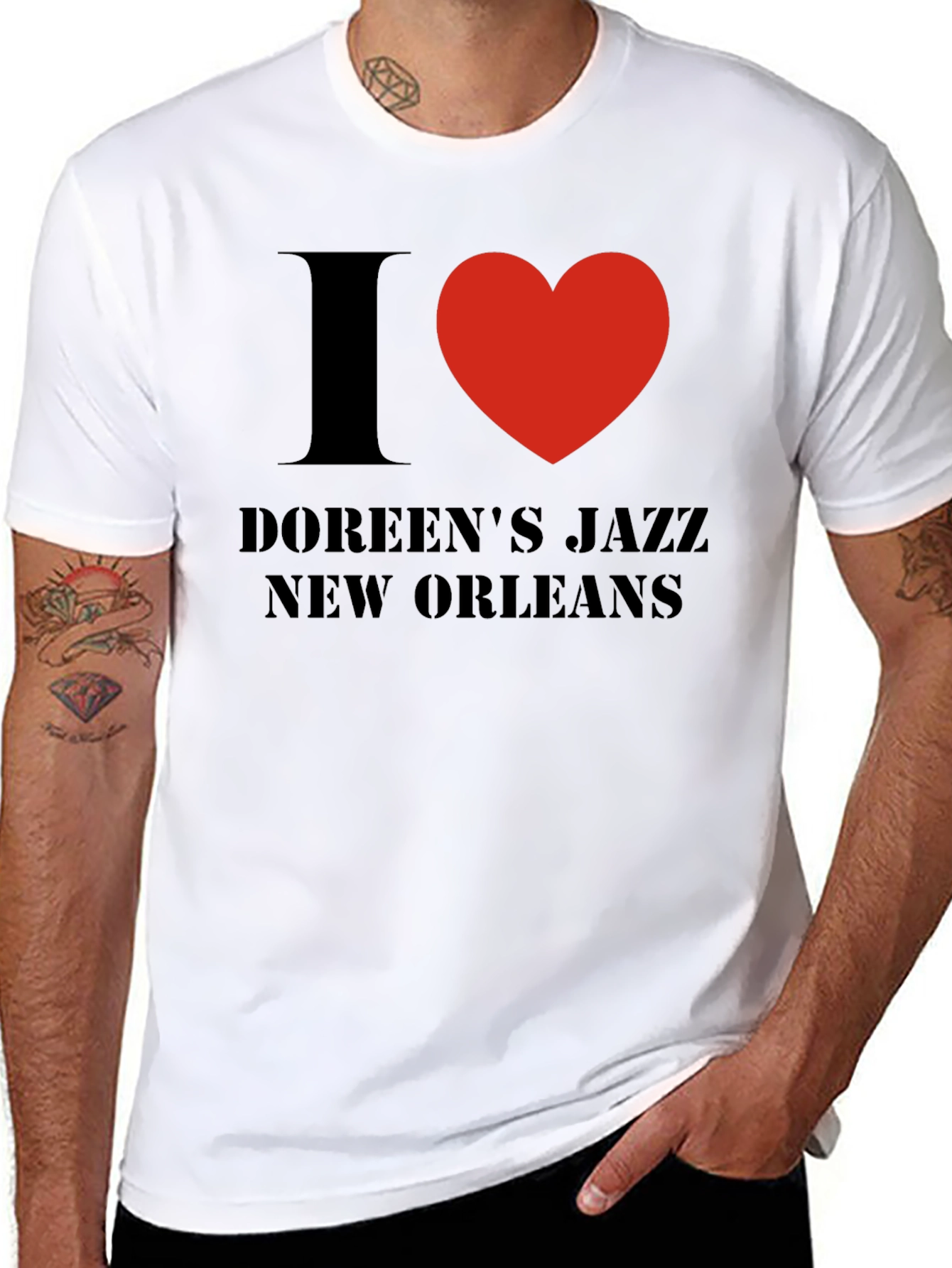 I Heart Doreens Jazz New Orleans T-Shirt