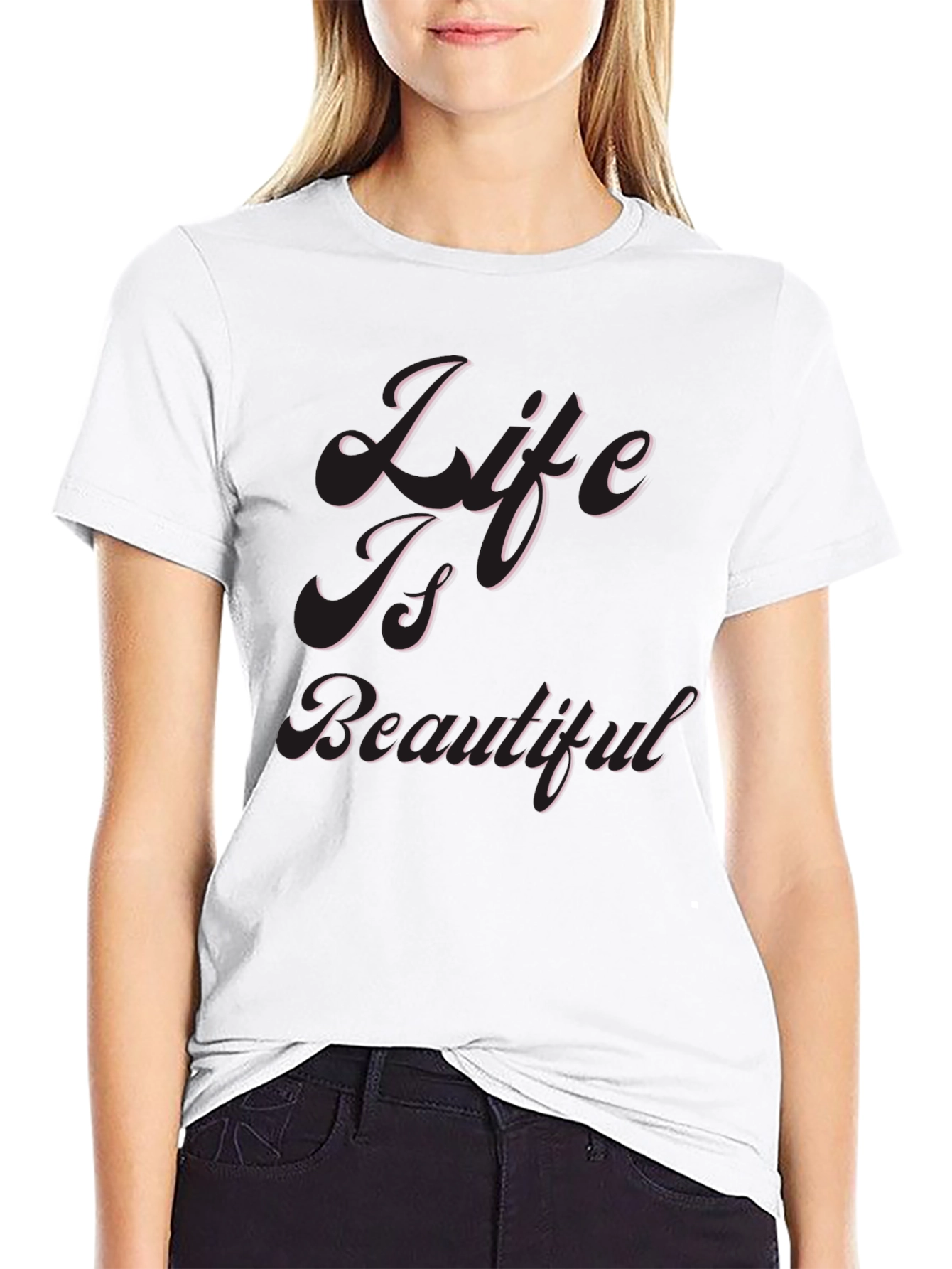 Life Is Beautiful Black T-Shirt