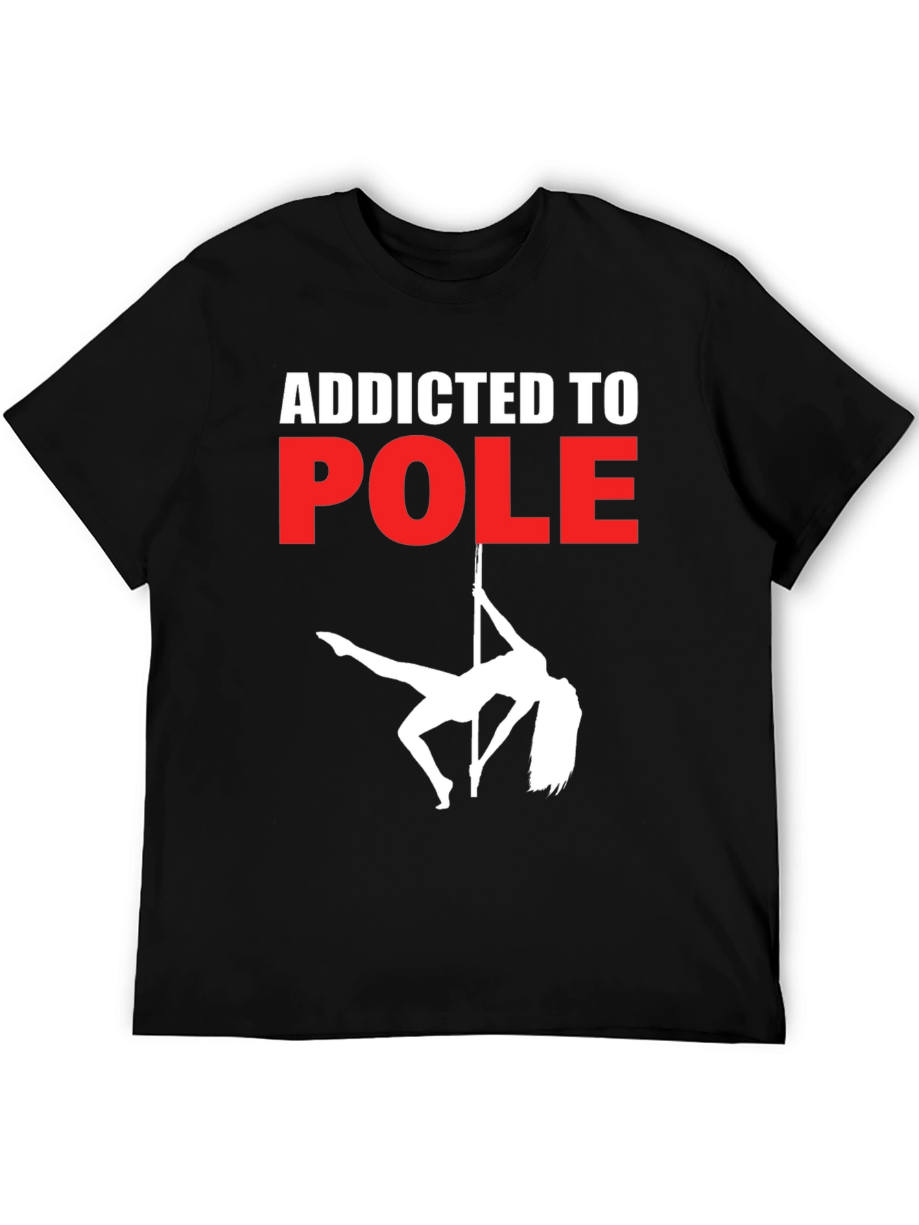 Addicted to Pole T-Shirt - Black
