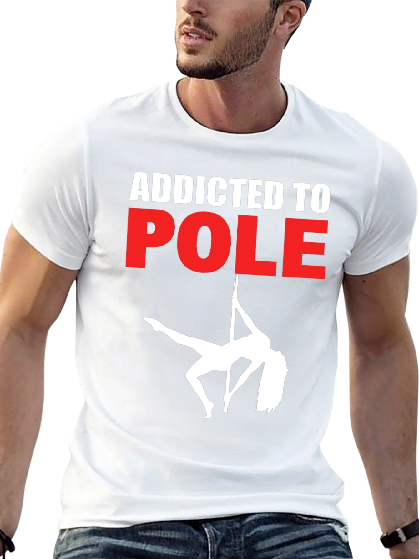Addicted to Pole T-Shirt - Black