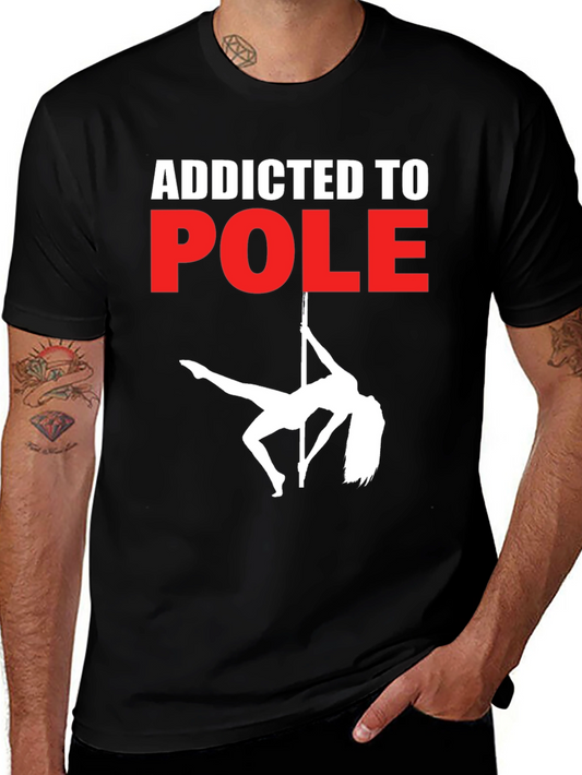 Addicted to Pole T-Shirt - Black