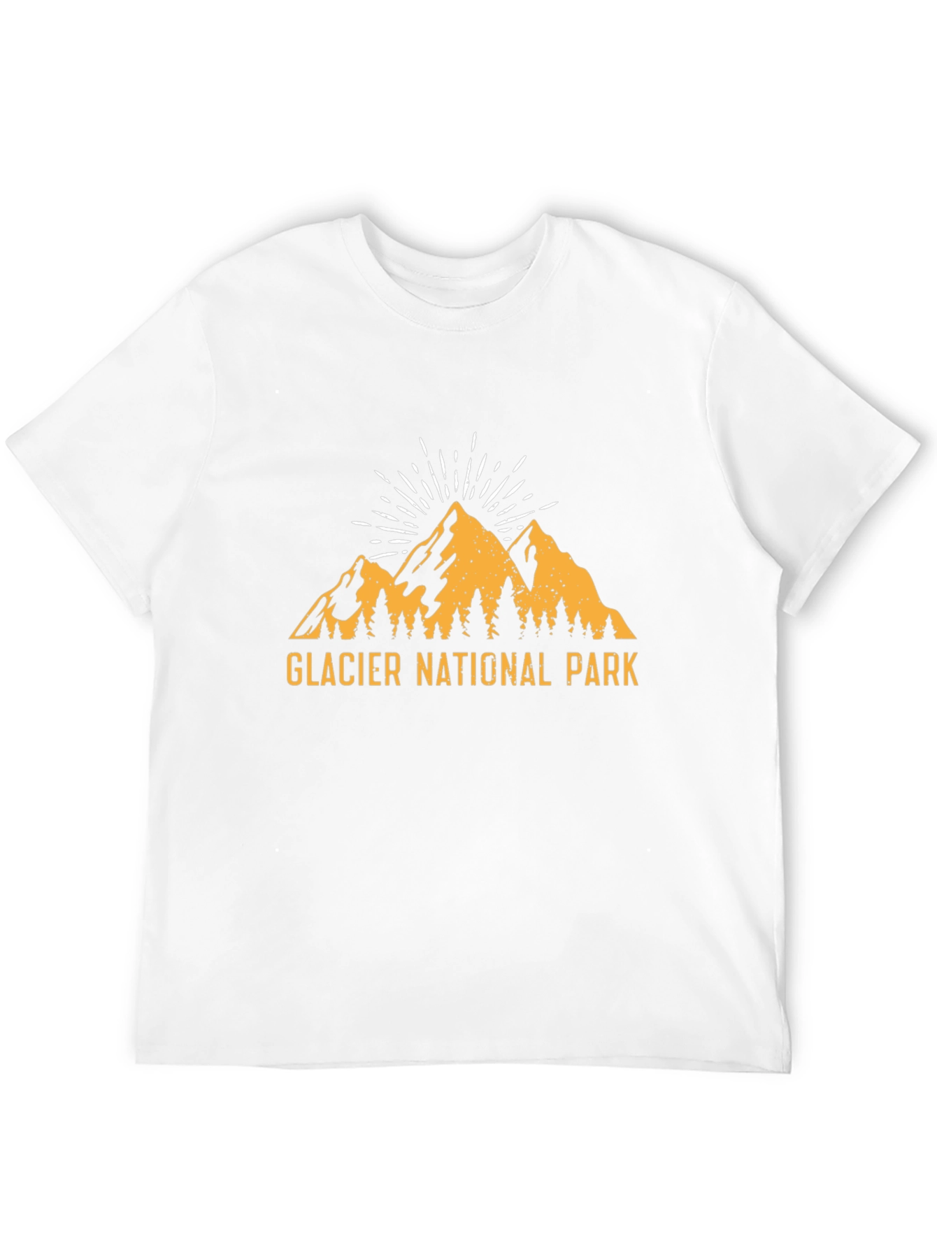 Glacier National Park Graphic T-Shirt - Black