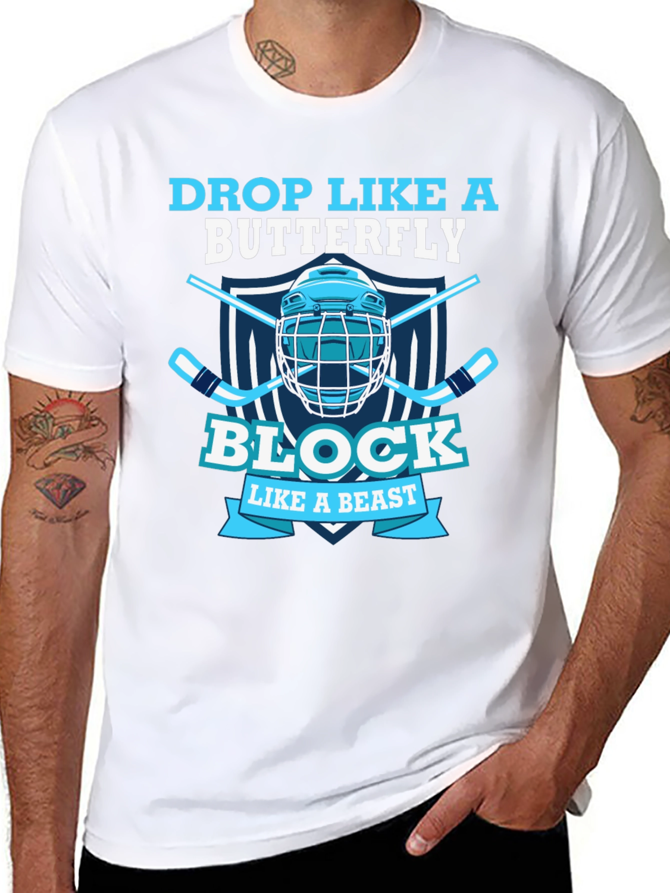 Drop Like a Butterfly Block Like a Beast T-Shirt