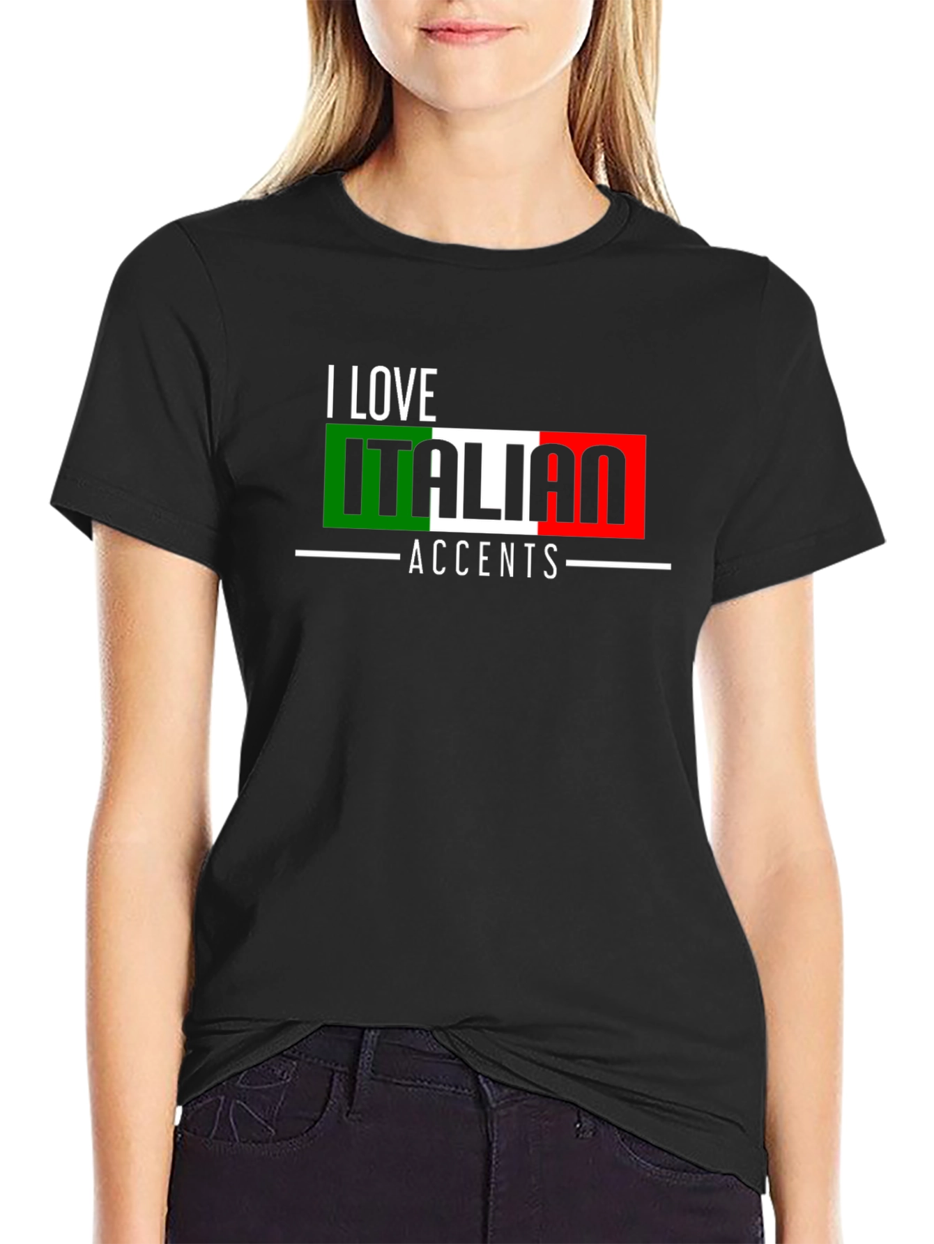 I Love Italian Accents Graphic T-Shirt