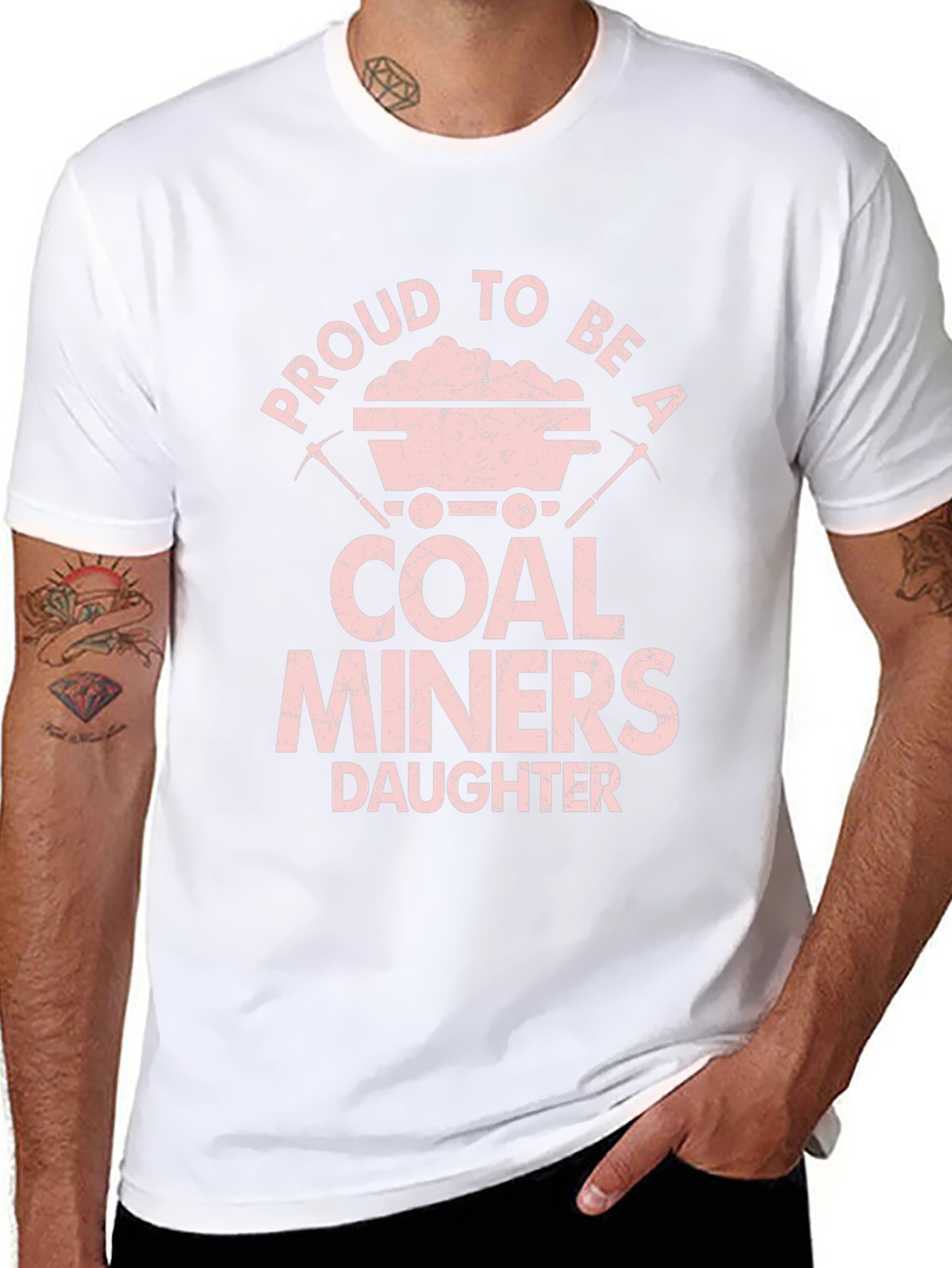 Proud Coal Miners Daughter Graphic T-Shirt