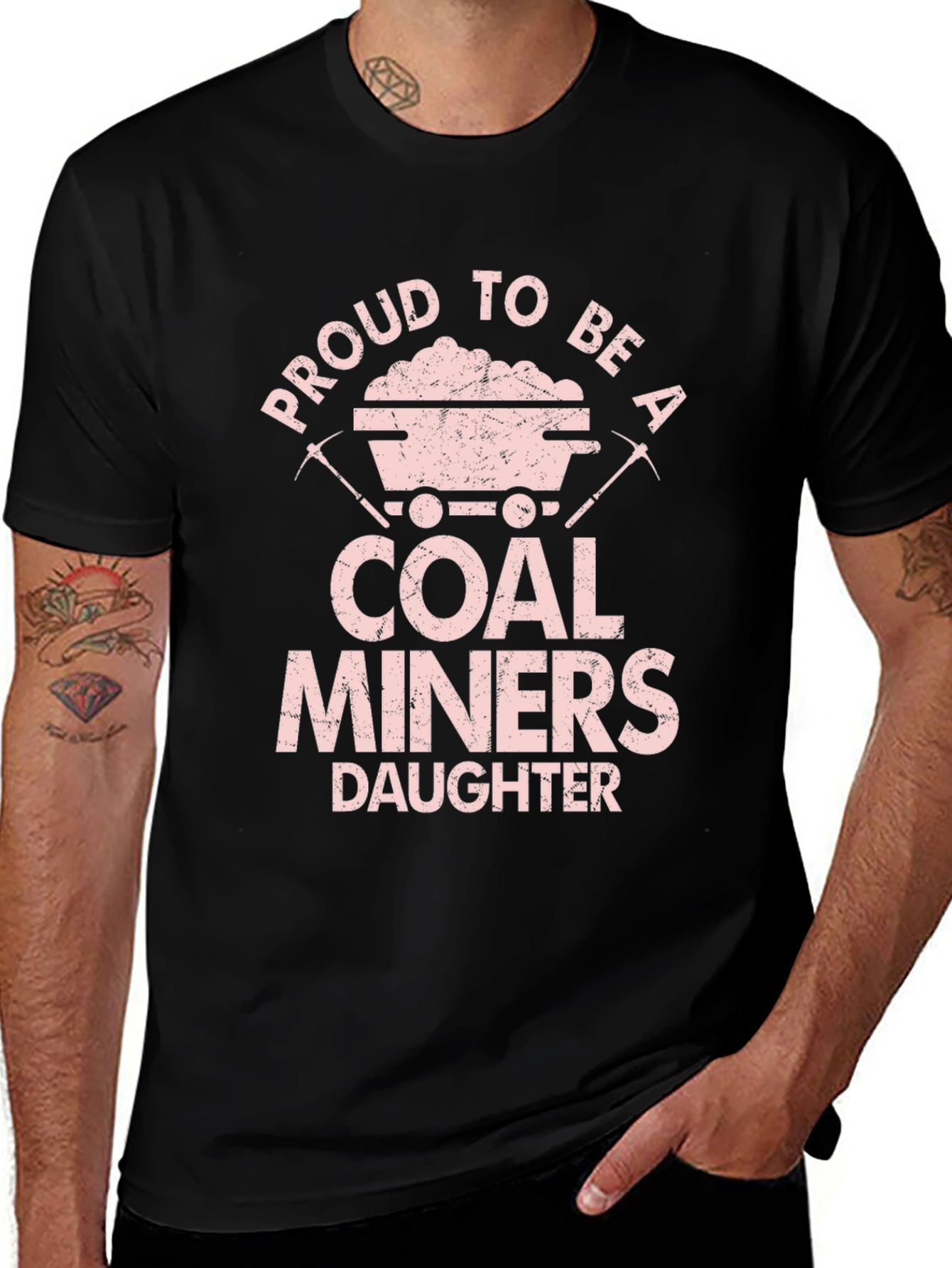 Proud Coal Miners Daughter Graphic T-Shirt