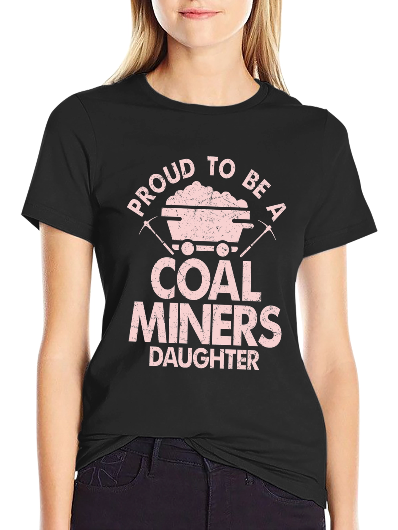 Proud Coal Miners Daughter Graphic T-Shirt