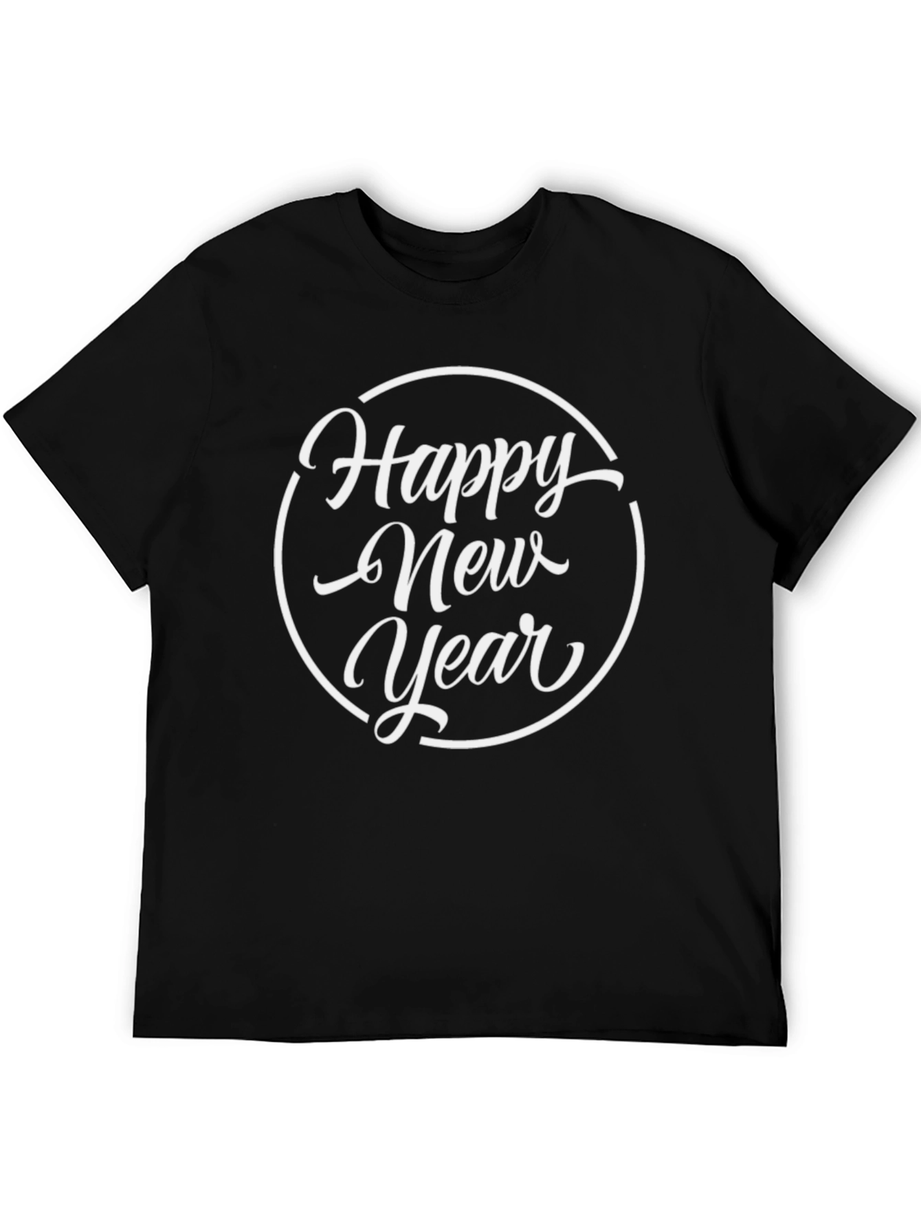 Happy New Year Graphic Tee - Holiday Celebration Shirt