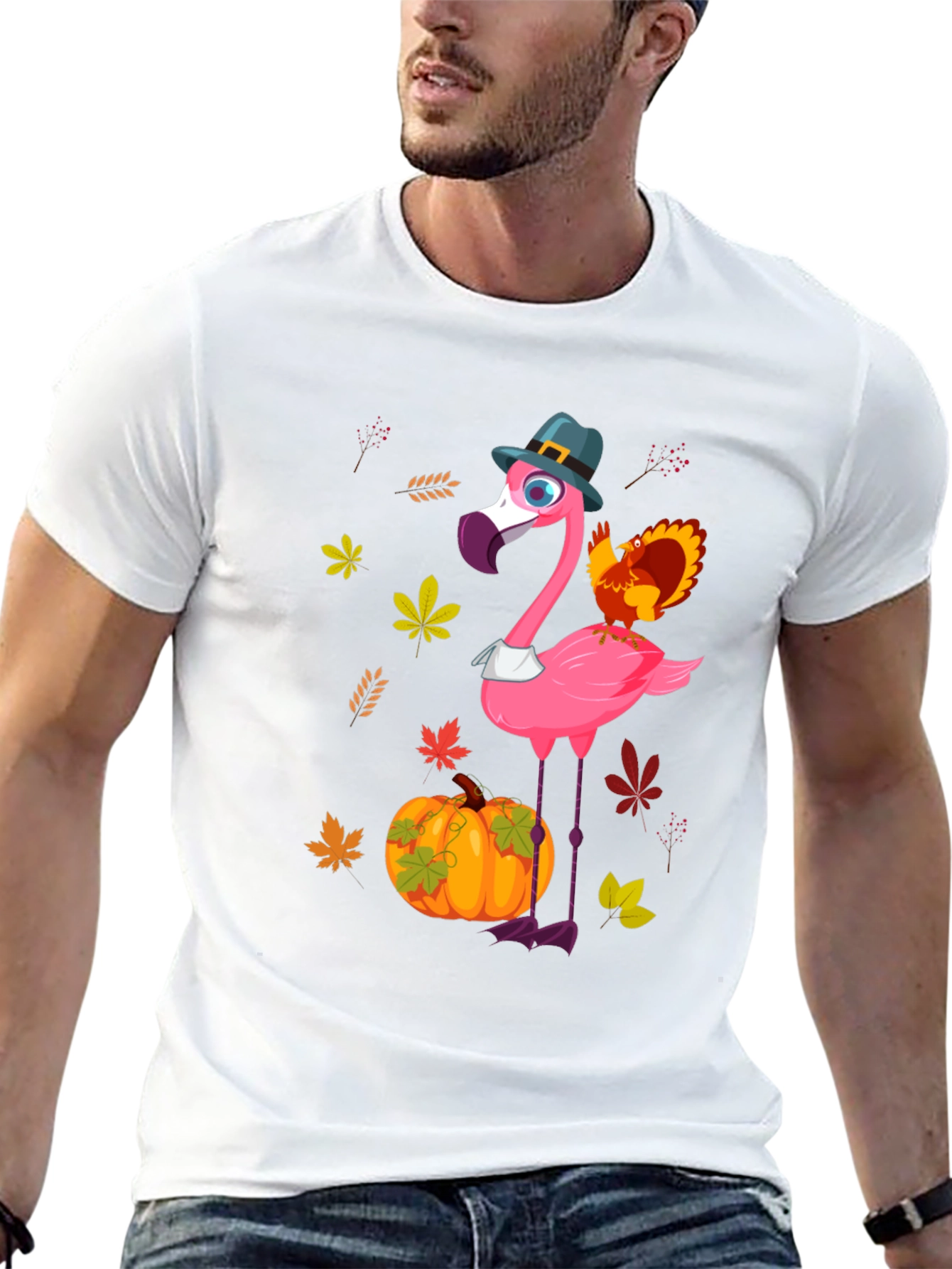 Flamingo Thanksgiving Tee