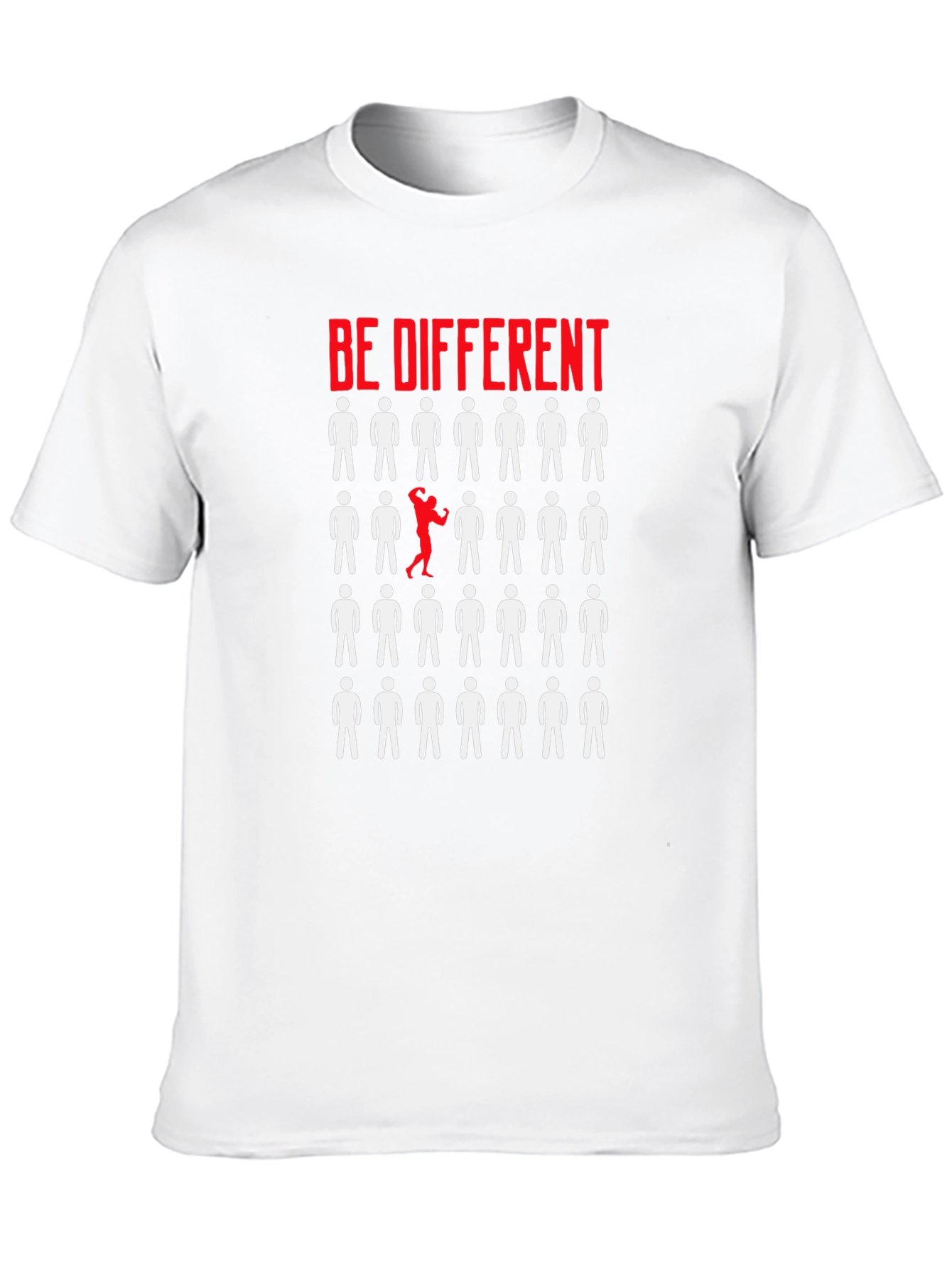 Be Different Graphic T-Shirt - Black
