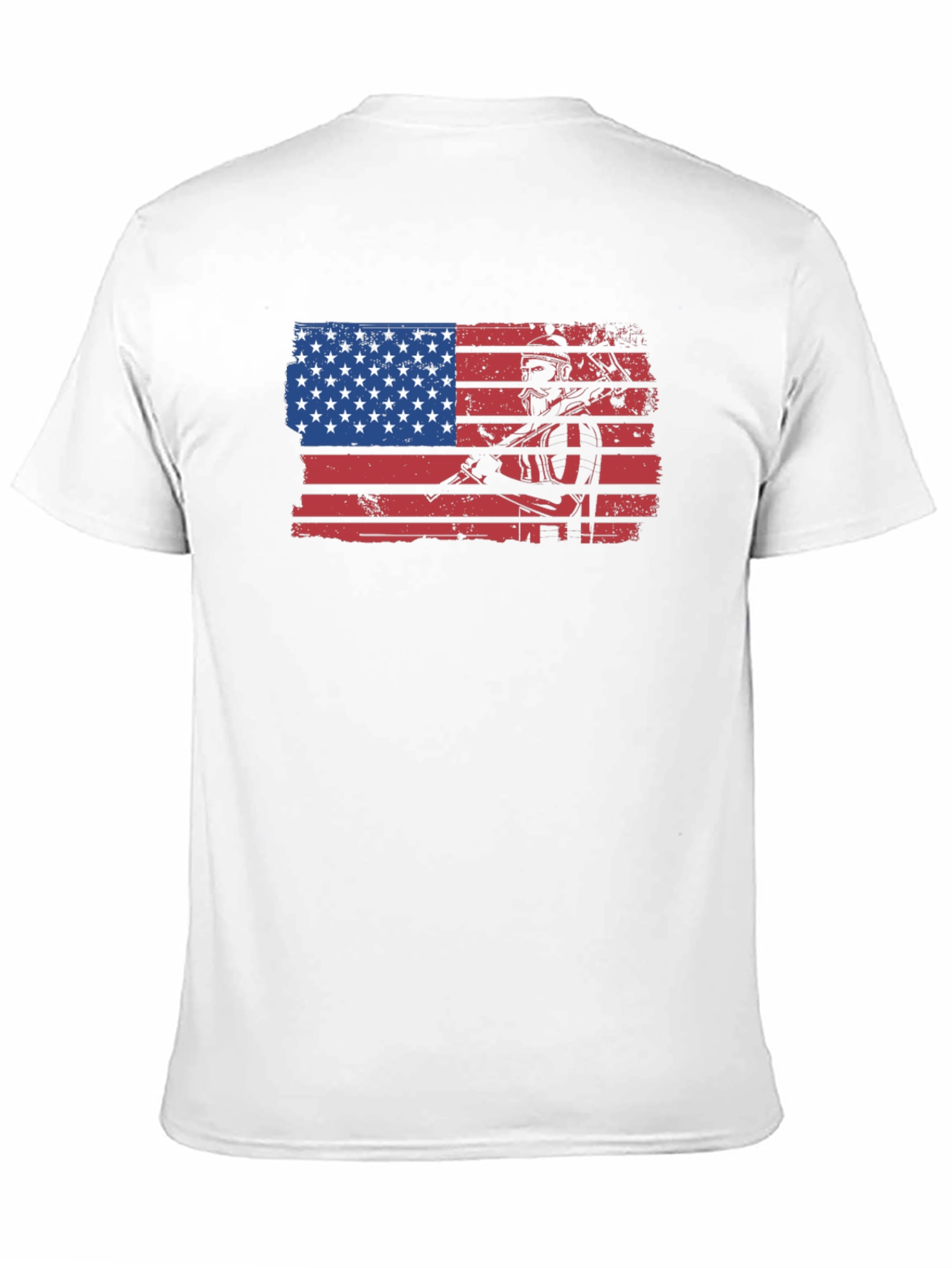American Flag Miner Graphic Tee