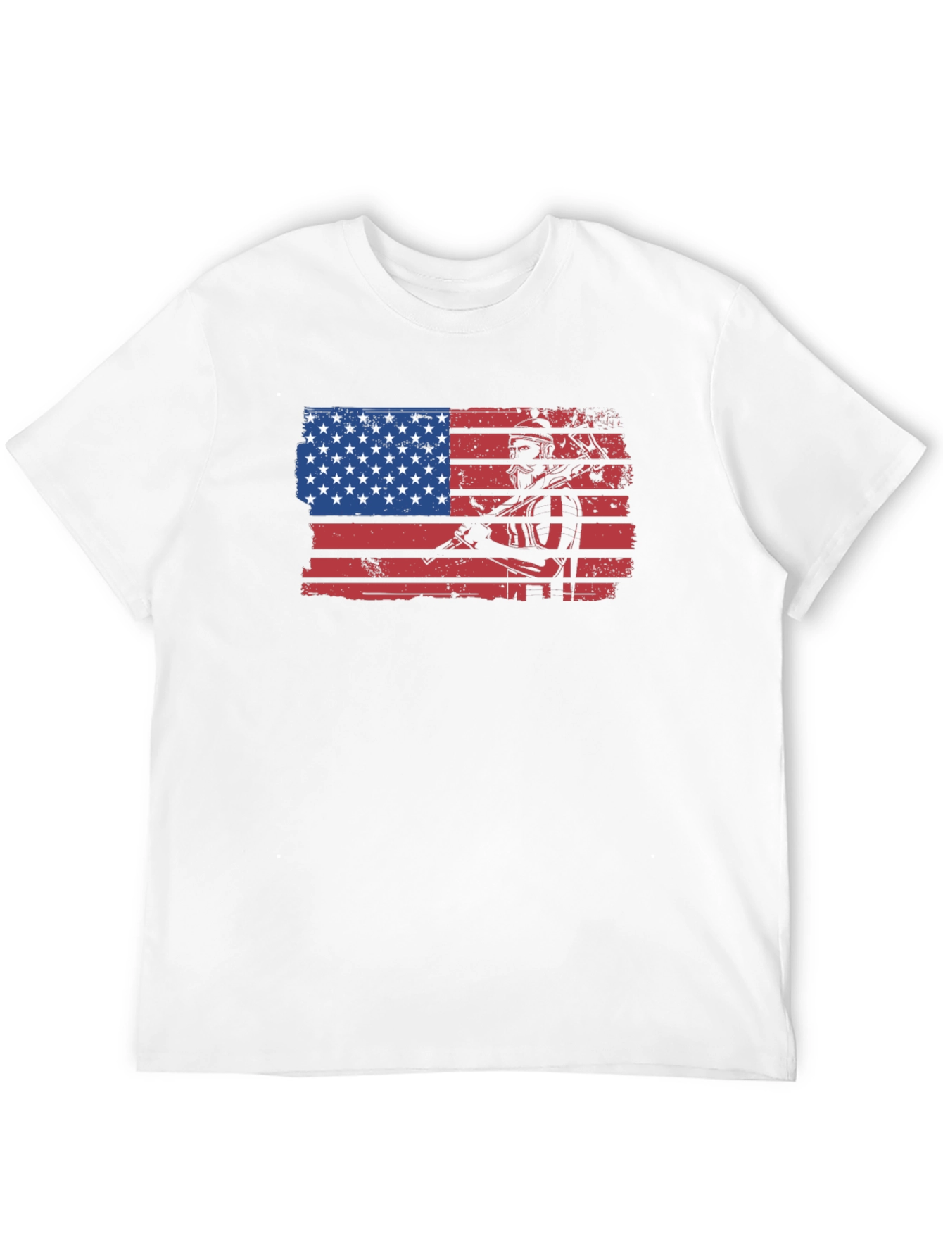 American Flag Miner Graphic Tee