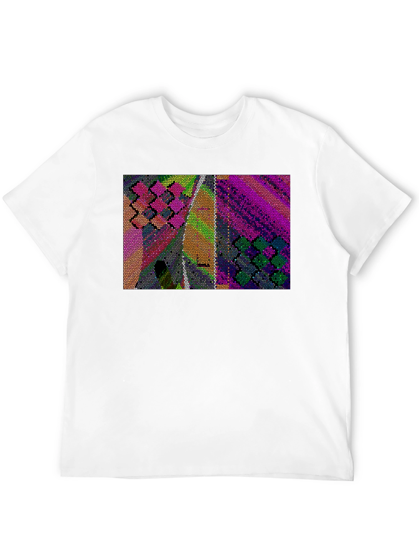 Abstract Mosaic T-Shirt