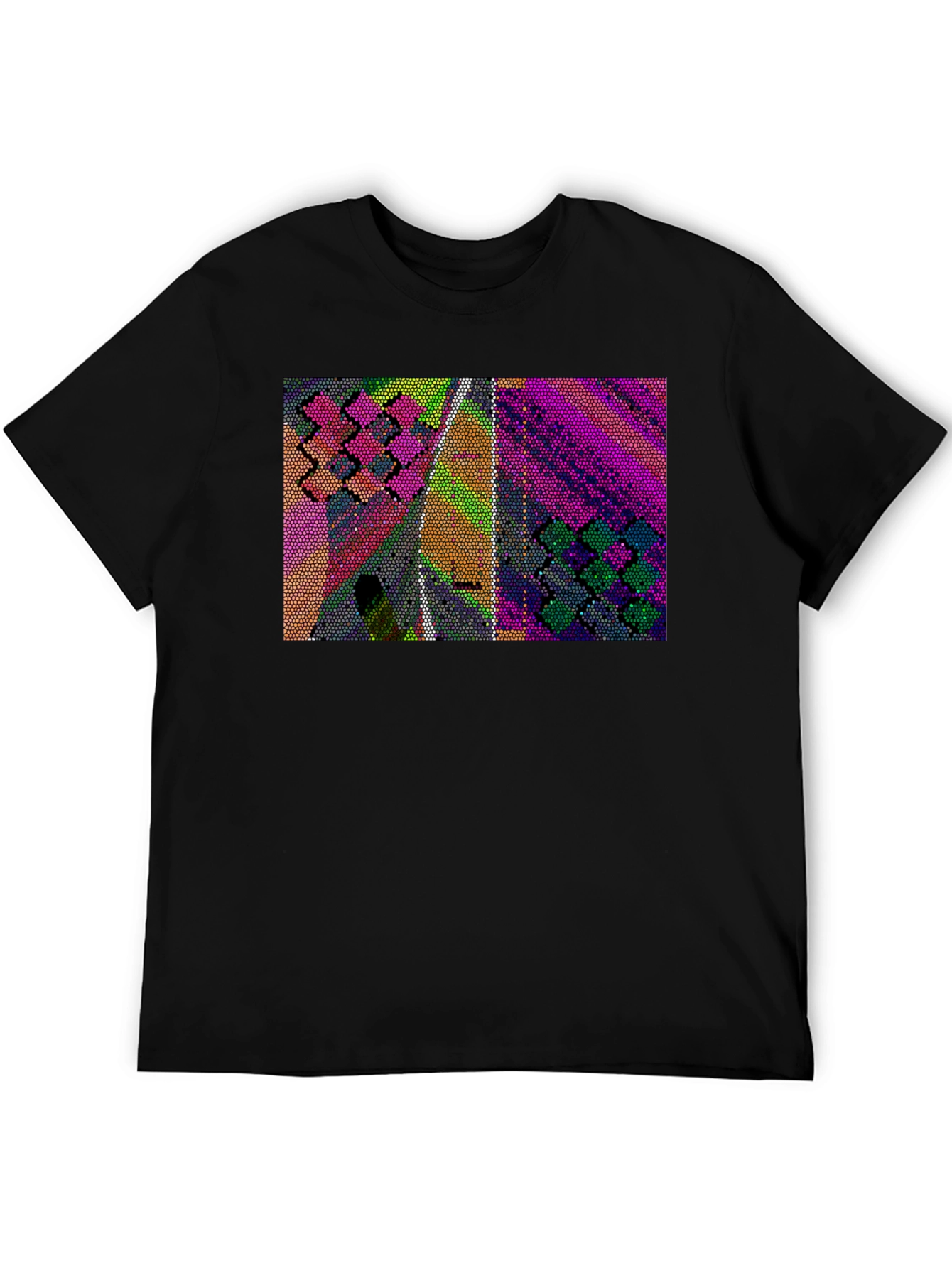 Abstract Mosaic T-Shirt
