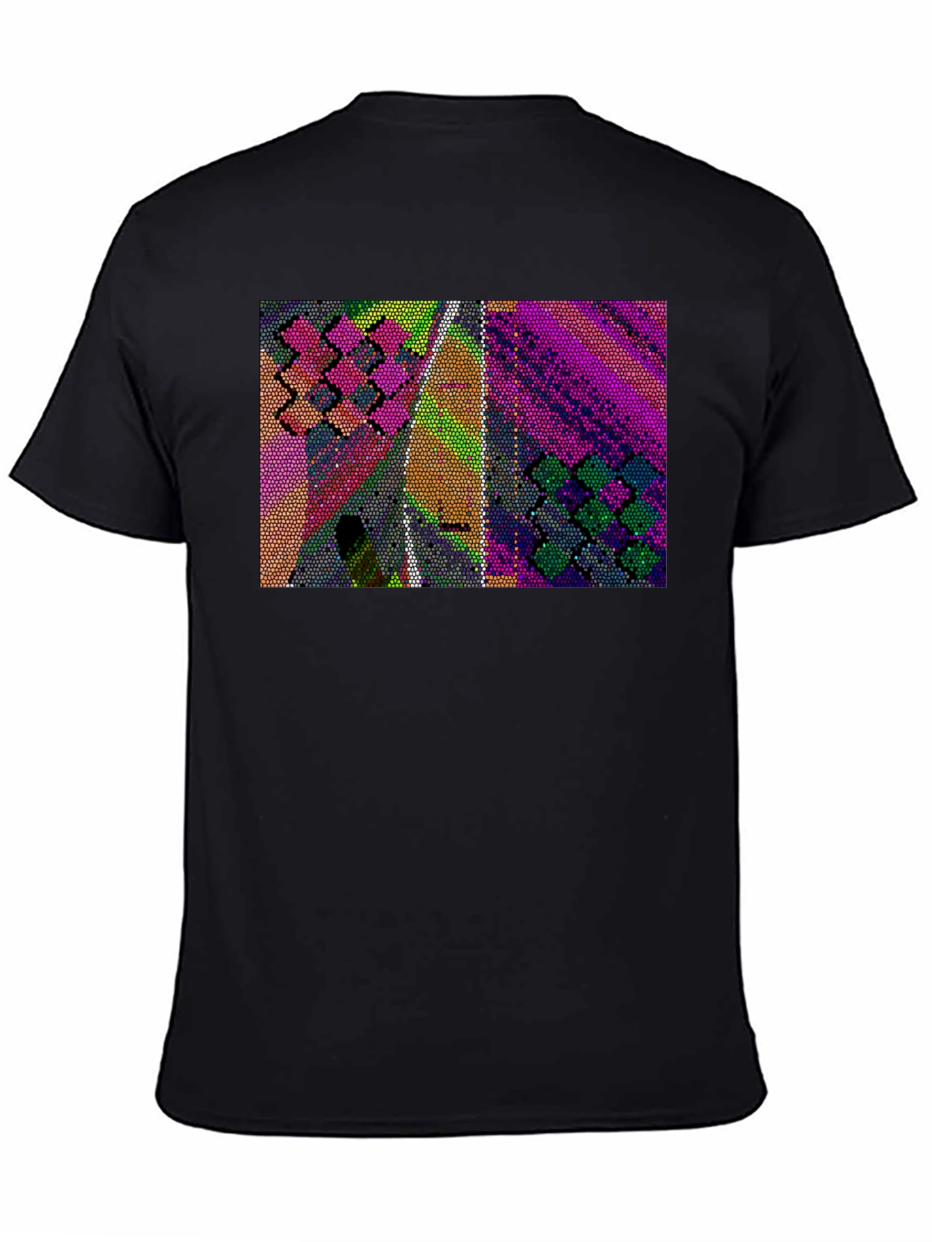 Abstract Mosaic T-Shirt