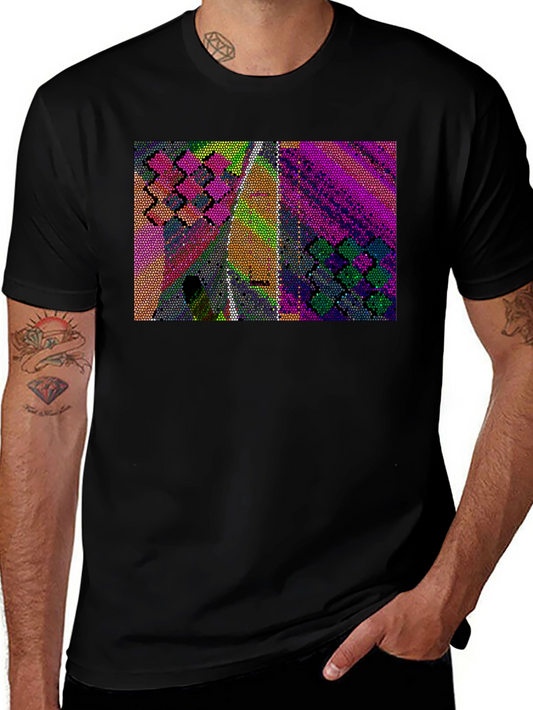 Abstract Mosaic T-Shirt
