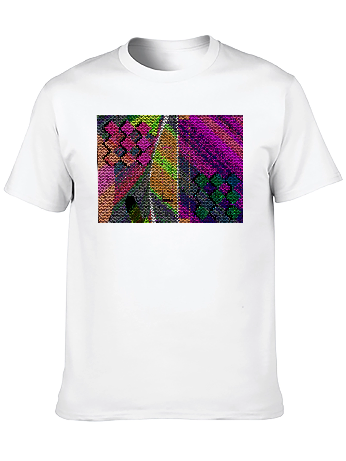 Abstract Mosaic T-Shirt