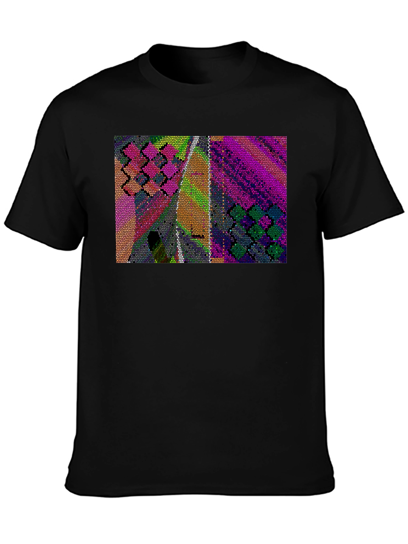 Abstract Mosaic T-Shirt