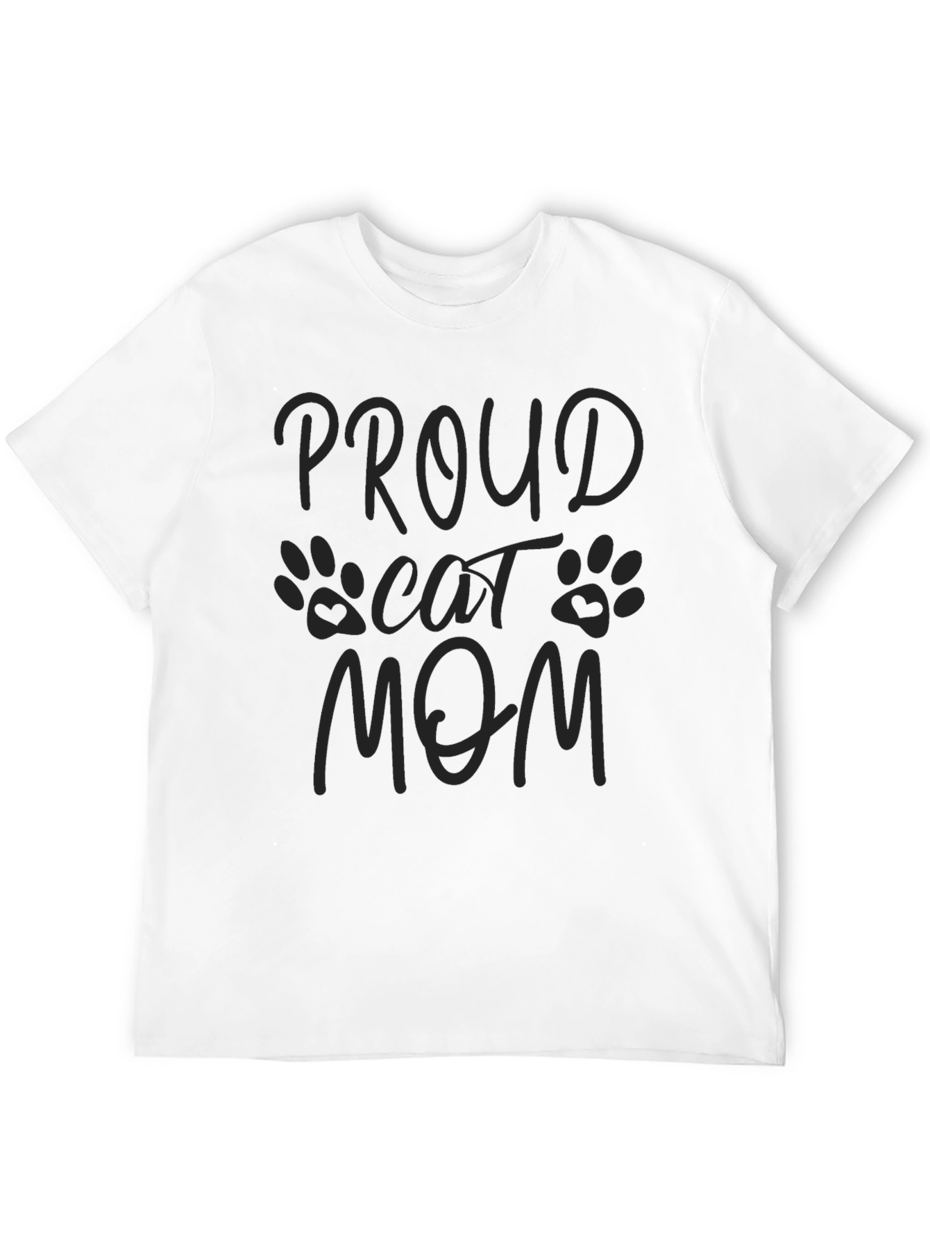 Proud Cat Mom Graphic T-Shirt