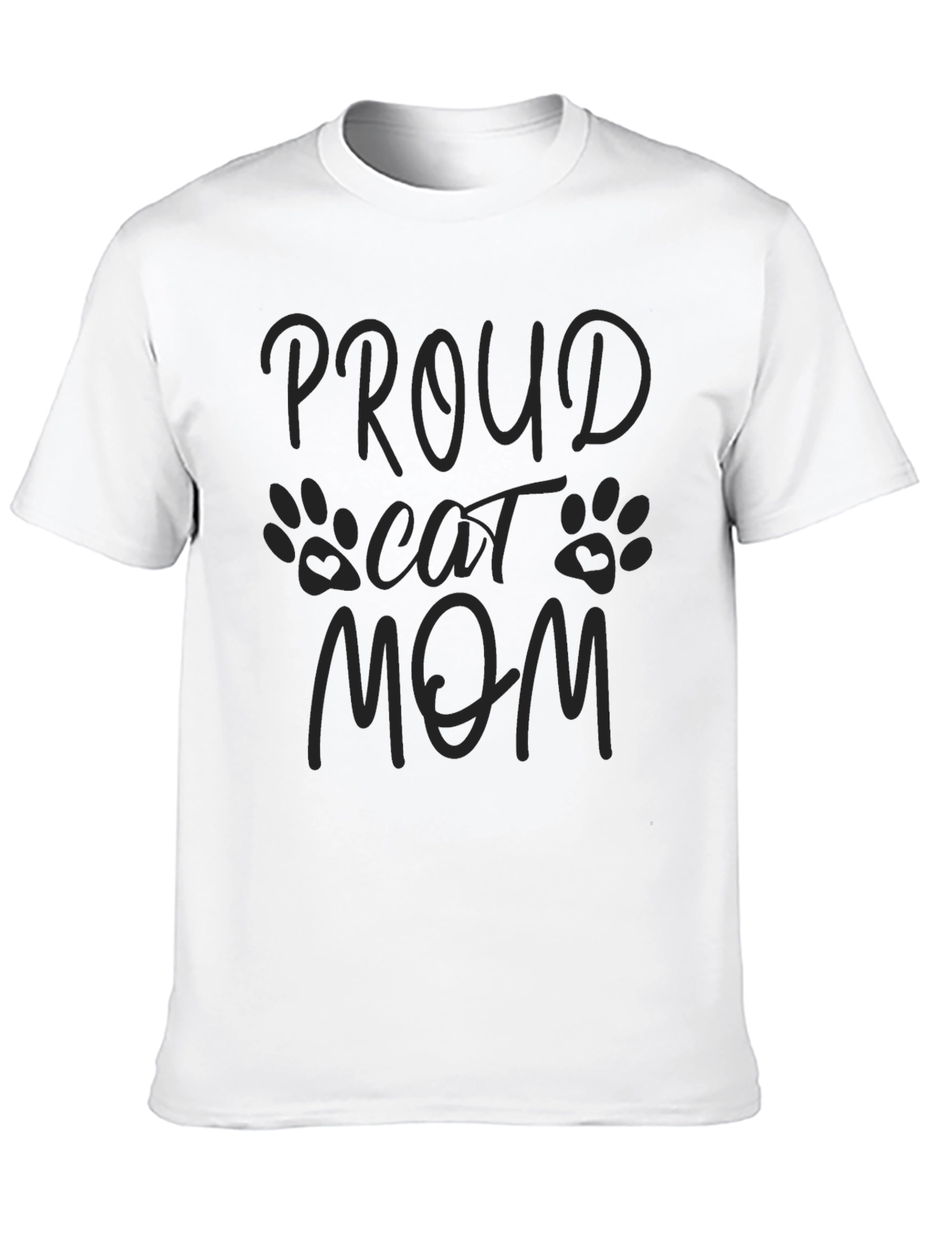 Proud Cat Mom Graphic T-Shirt
