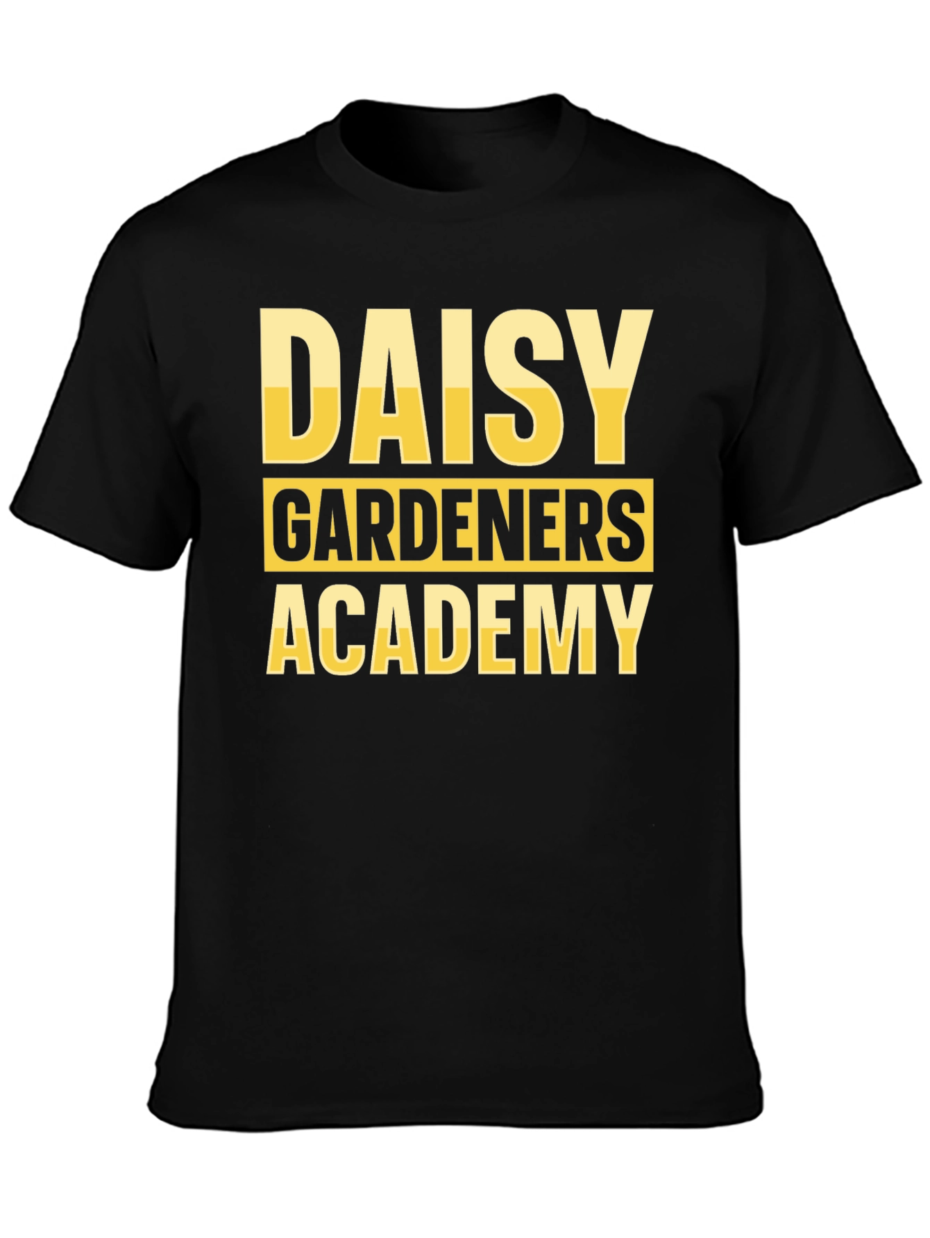 Daisy Gardeners Academy Black T-Shirt