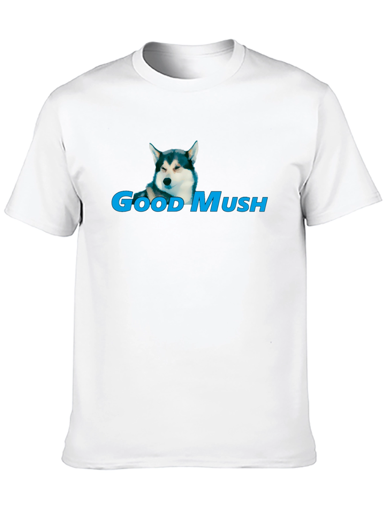 Good Mush Husky Graphic Black T-Shirt